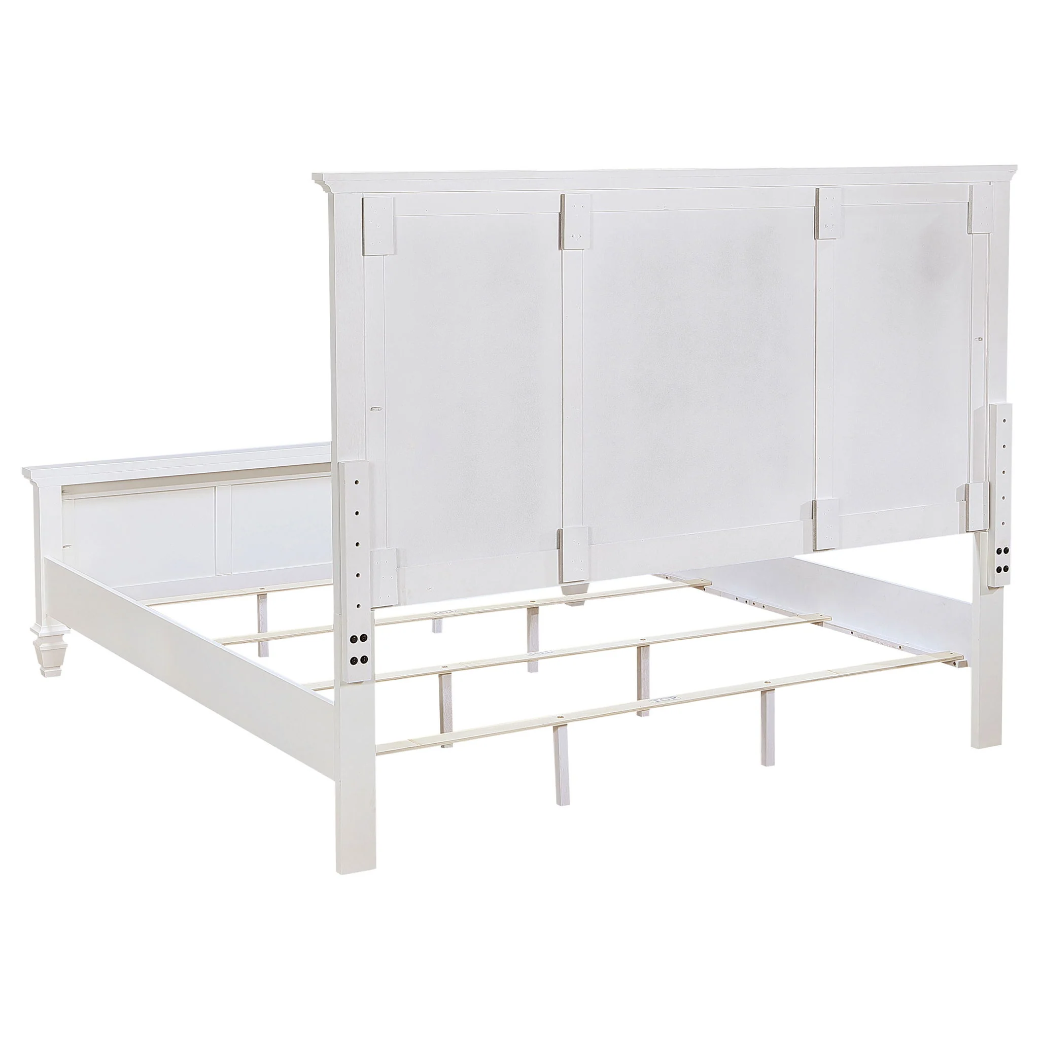 Chelema - Eastern King Panel Bed - Cream White - Image 5
