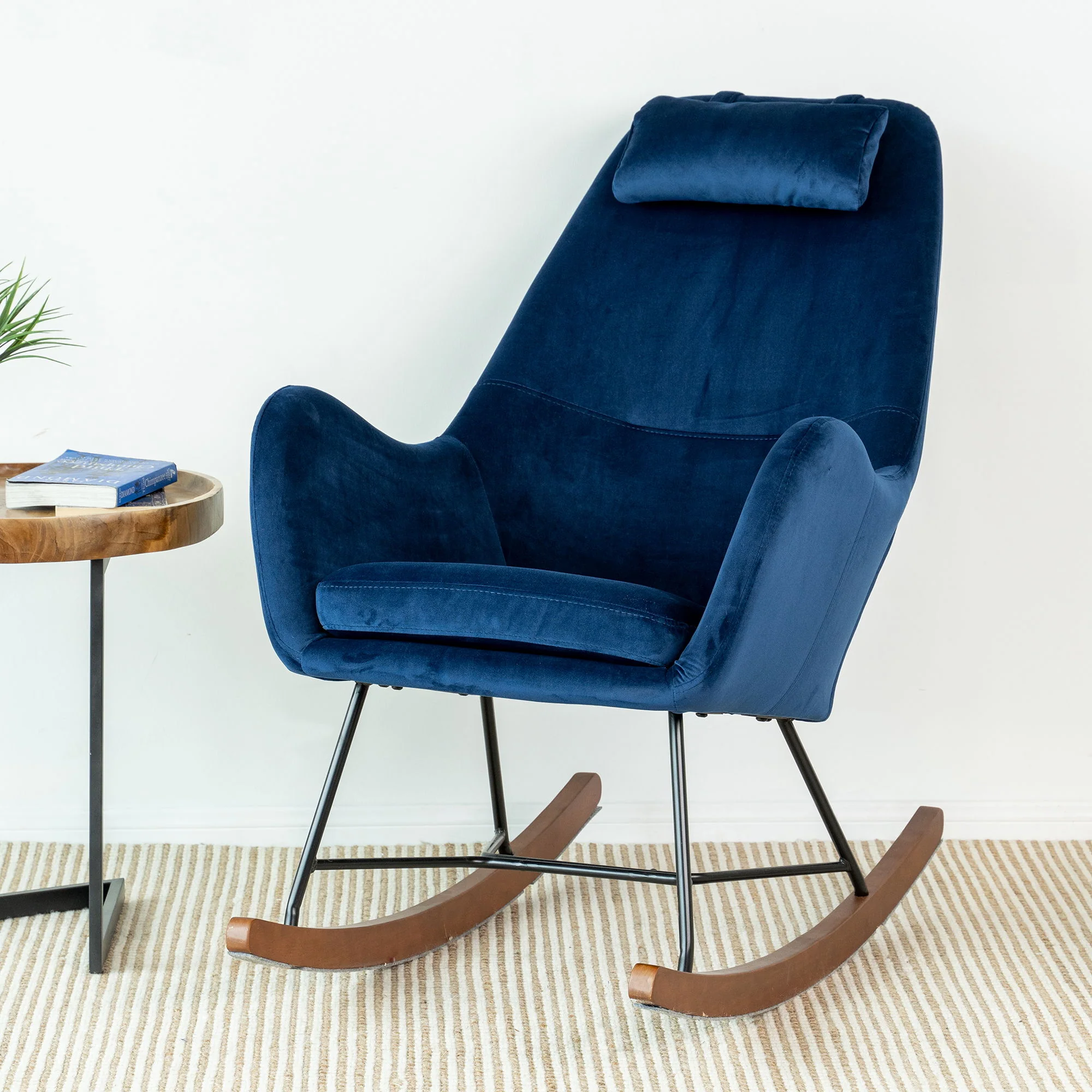 Chelsea - Rocking Chair - Blue - Image 4