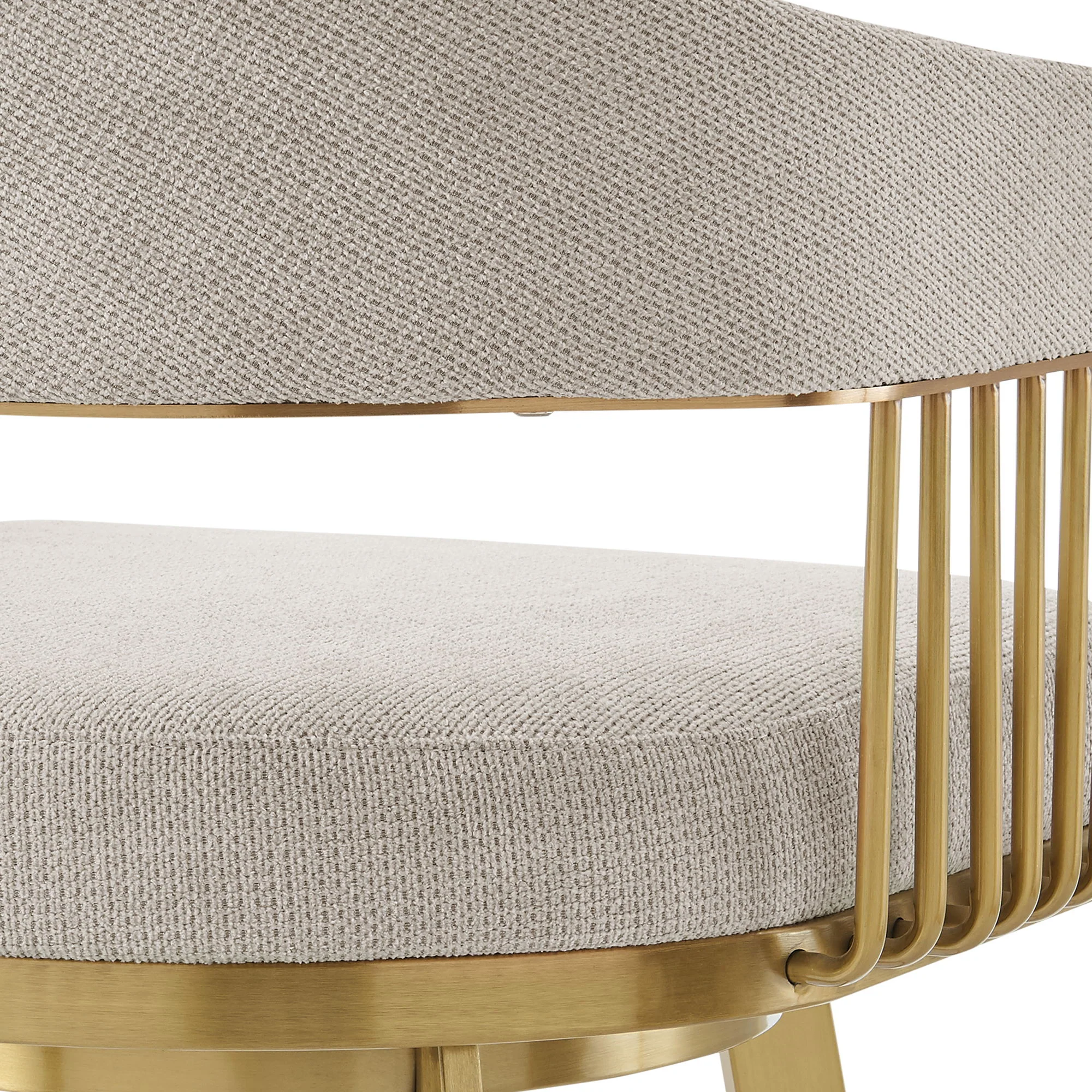 Chelsea - Swivel Fabric Stool - Image 44