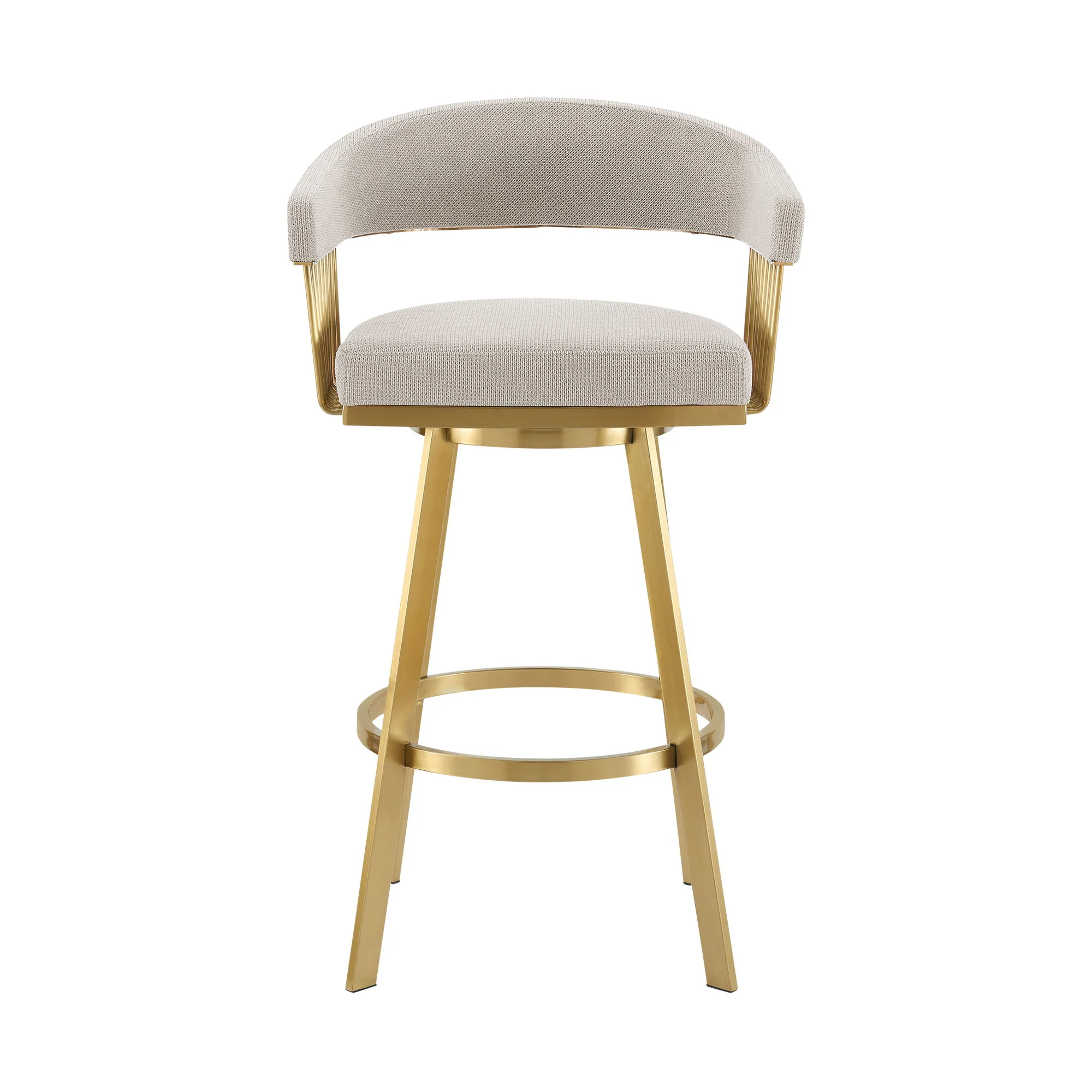 Chelsea - Swivel Fabric Stool - Image 46