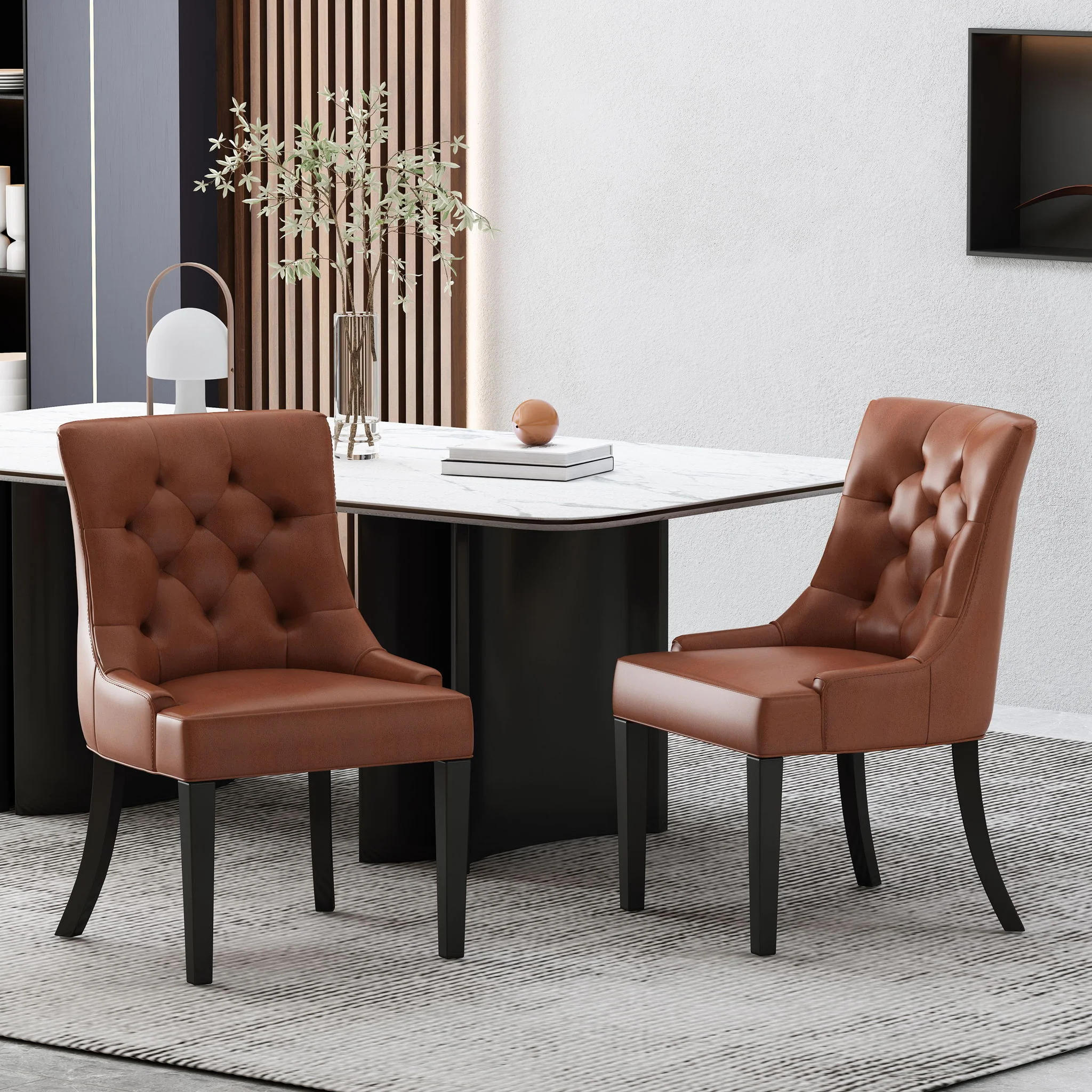 Cheney - Contemporary Dining Chair Tufted Upholstery (Set of 2) - Image 14
