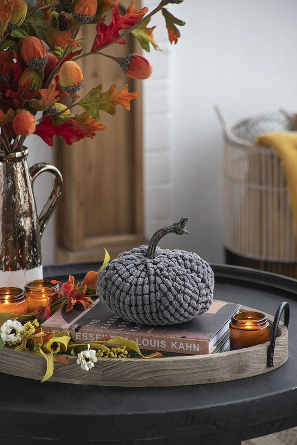 Weighted Pumpkin Ornament Decor For Holiday Harvest Festival Fall Festival & Thanksgiving - Image 39