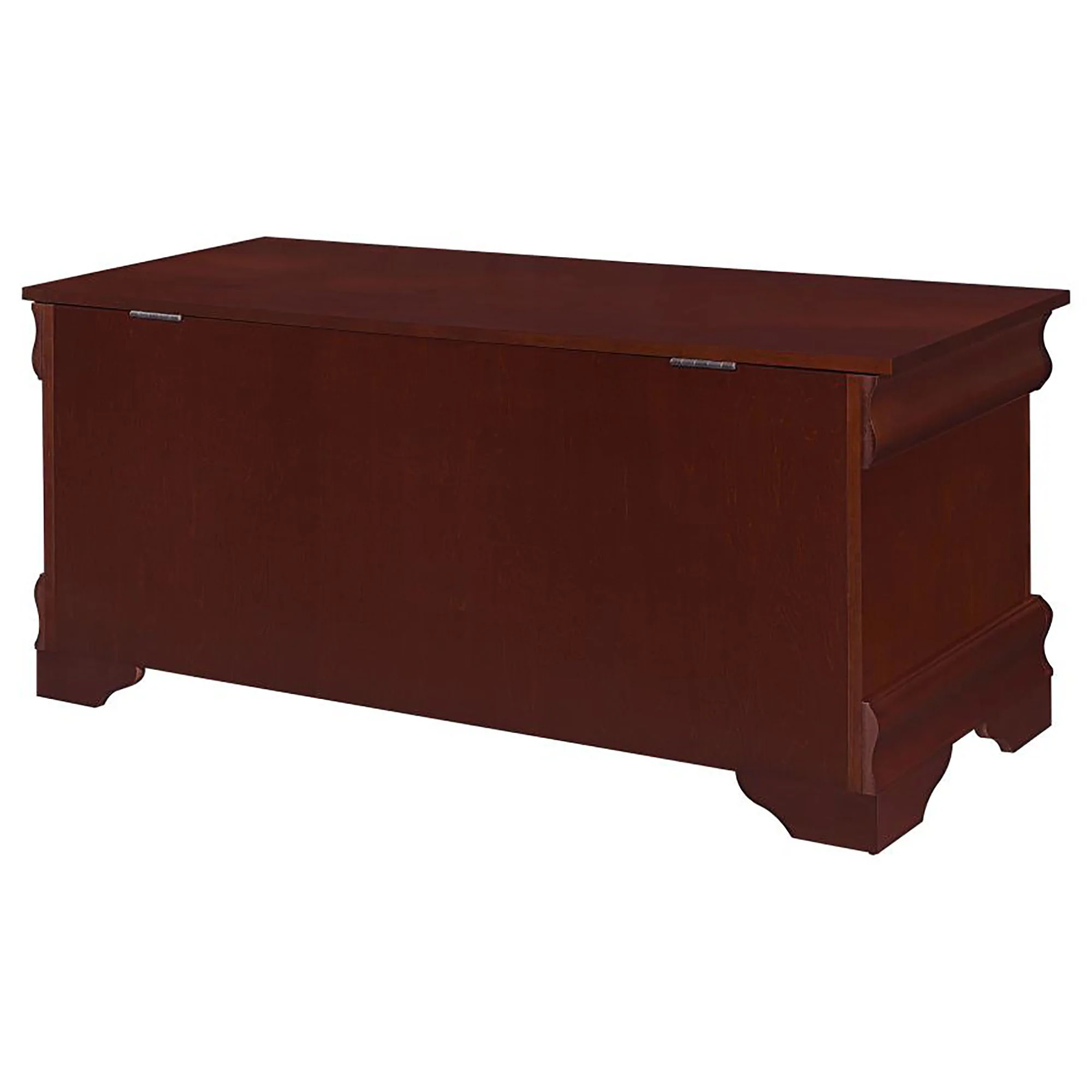 Chest With Curved Moldings And Bracket Feet - Brown - Image 4