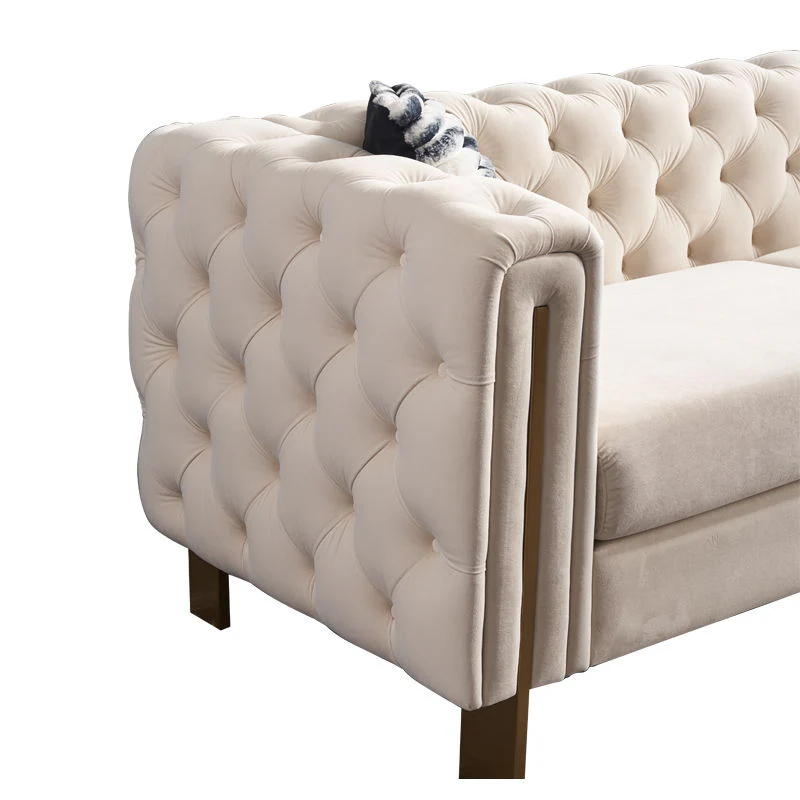 Chesterfield - Modern Tufted Living Room Sofa, 84.25''W Couch - Image 19