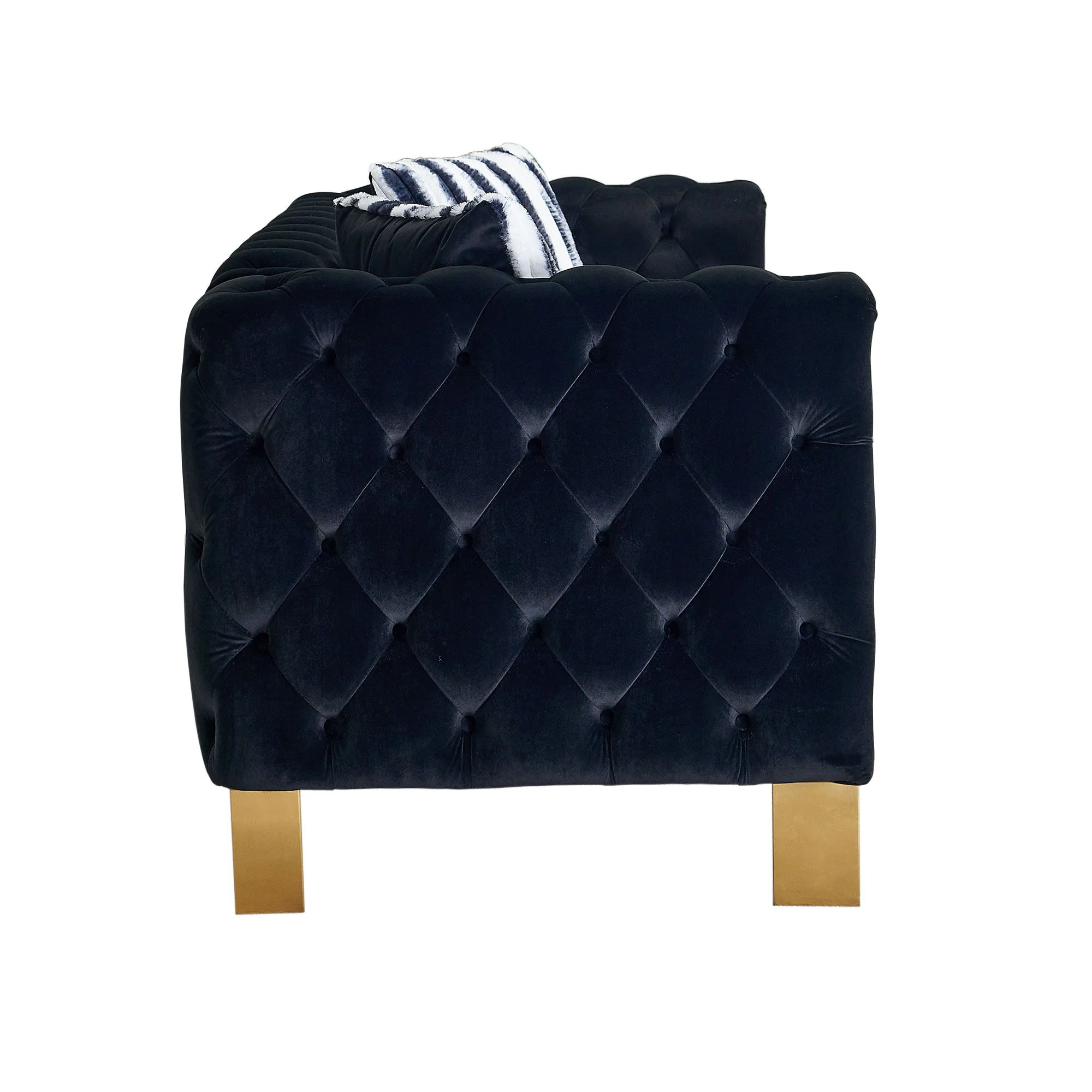Chesterfield - Modern Tufted Living Room Sofa, 84.25''W Couch - Image 35