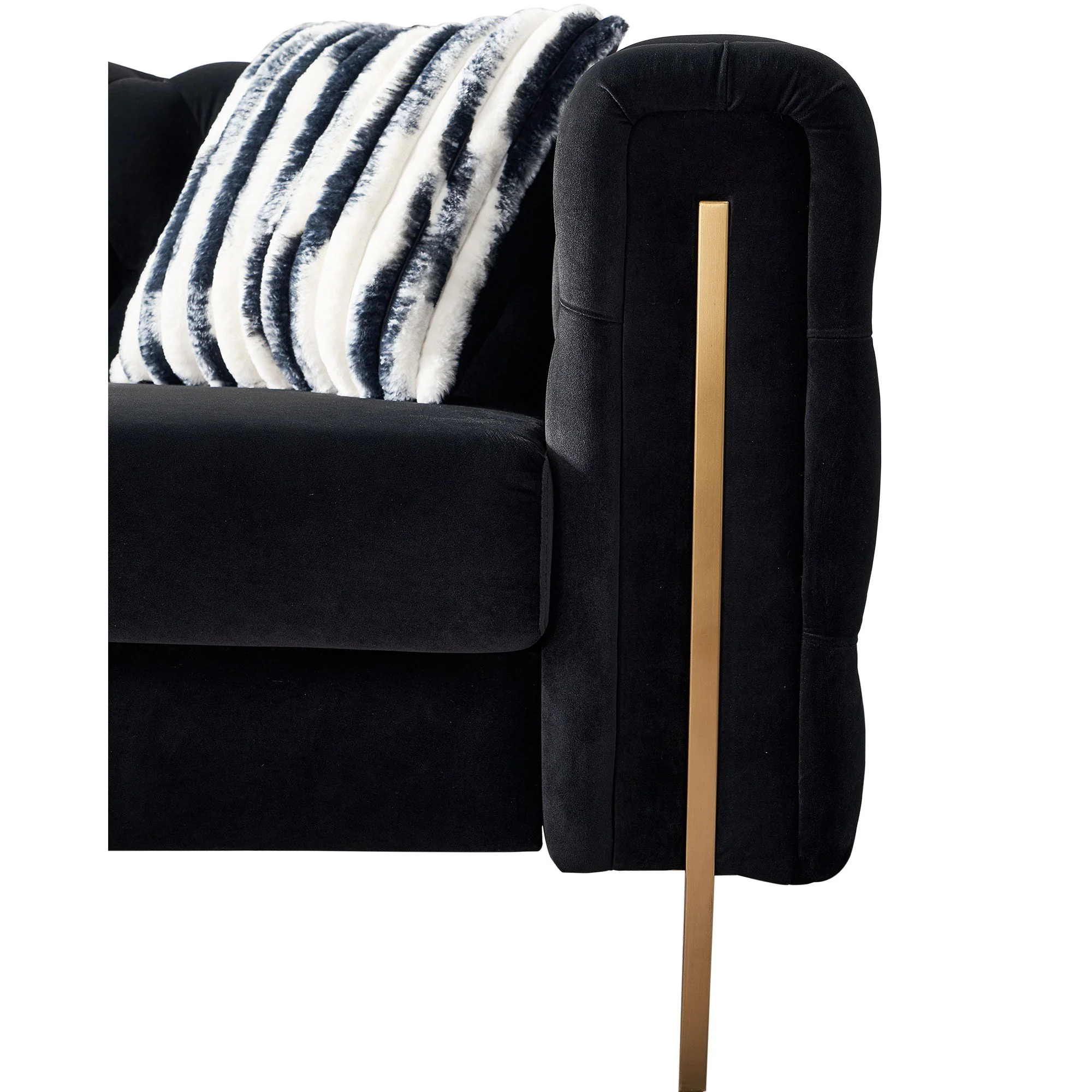 Chesterfield - Modern Tufted Living Room Sofa, 84.25''W Couch - Image 42