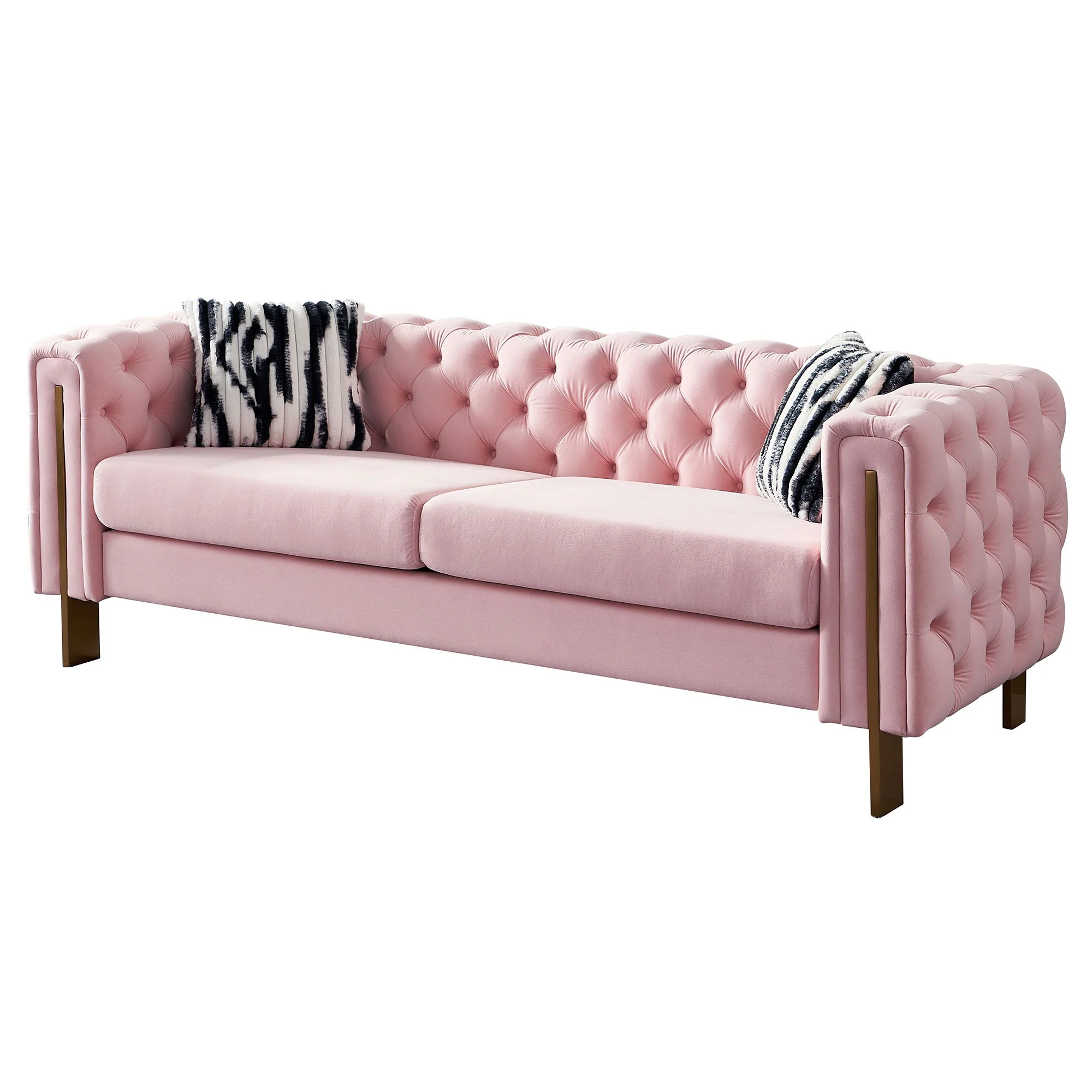 Chesterfield - Modern Tufted Living Room Sofa, 84.25''W Couch - Image 9