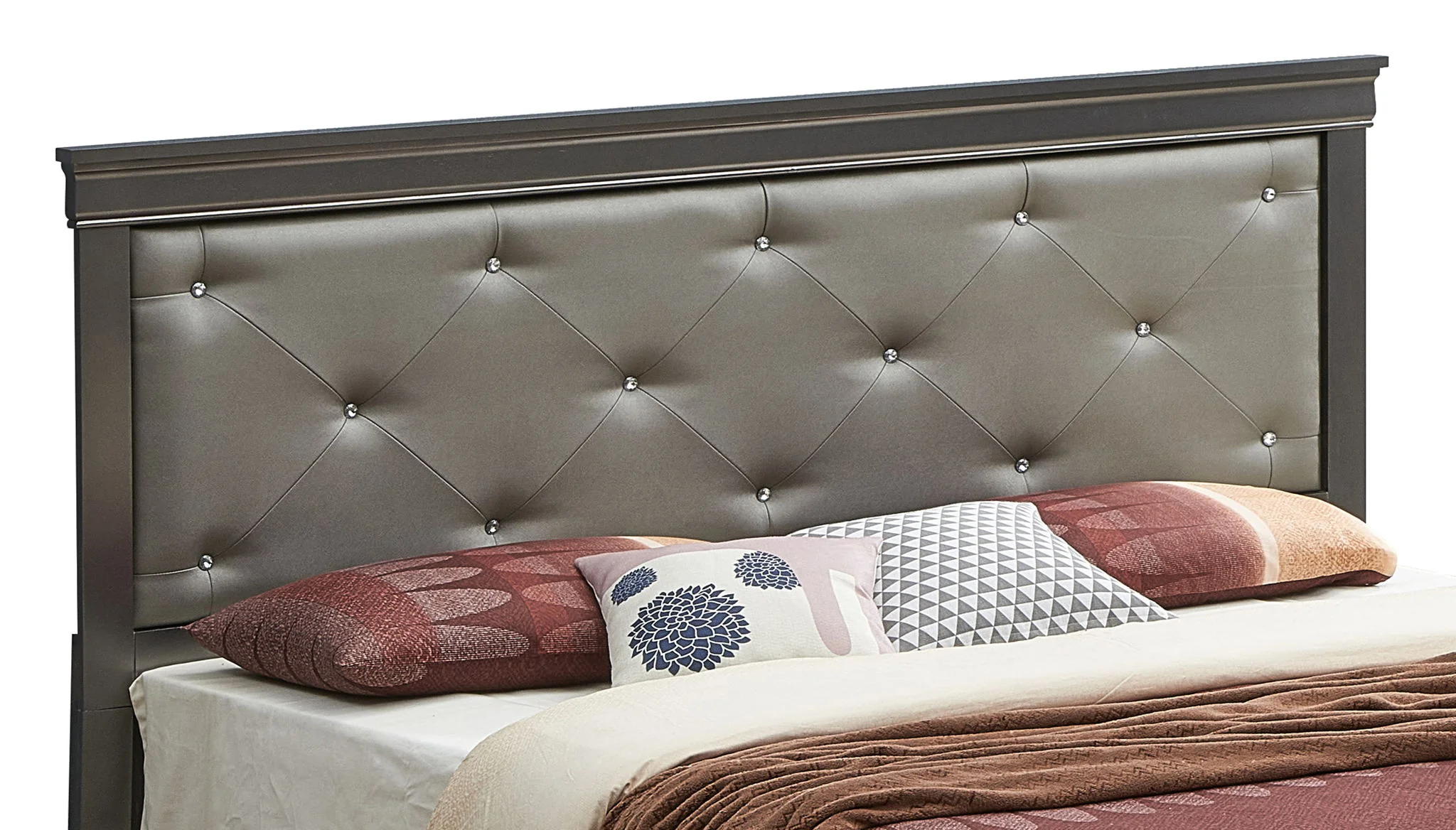 Chic Elegantly Designed Transitional Bed - Image 16