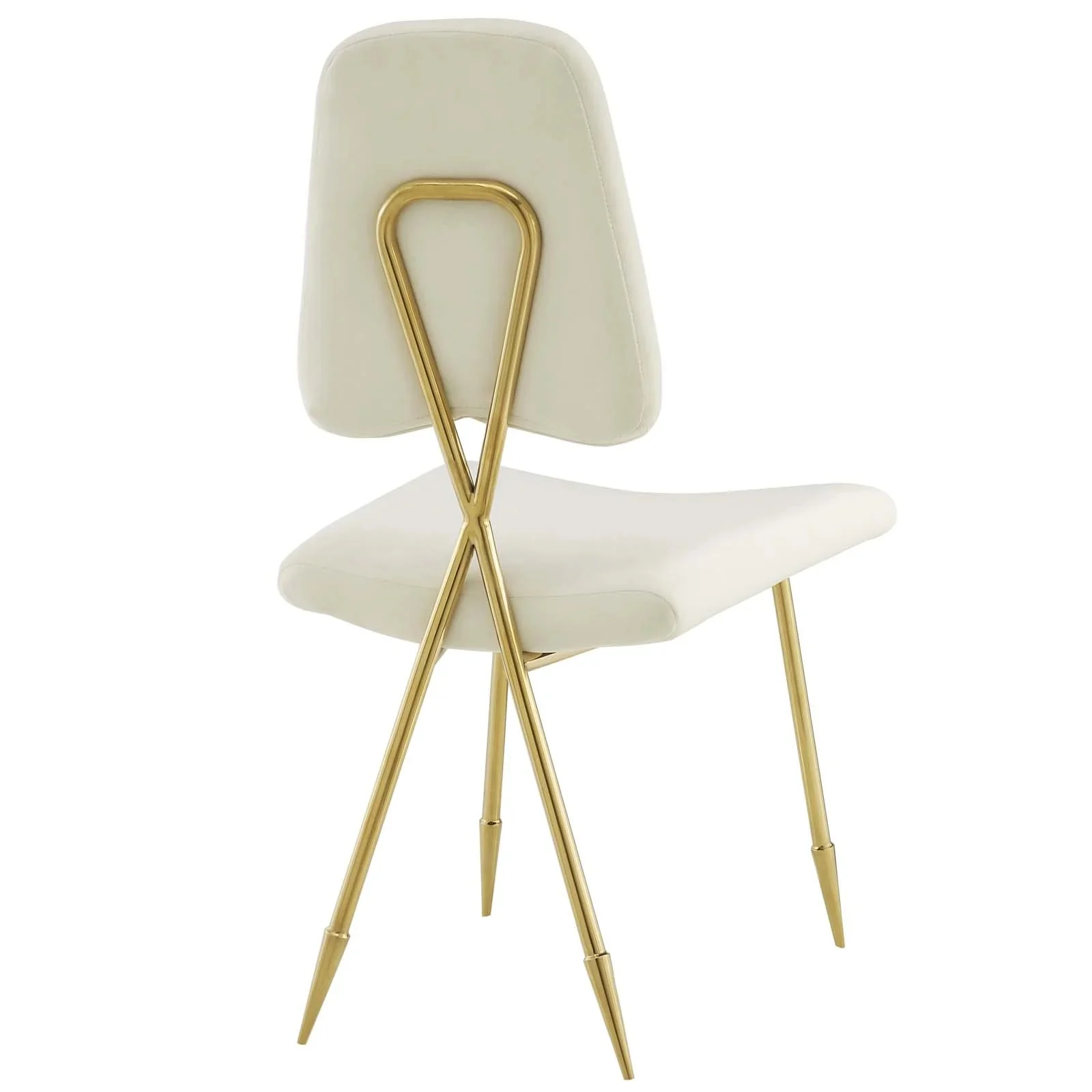 Chic Modern Velvet Dining Side Chair Set of 4 – Gold - Image 8