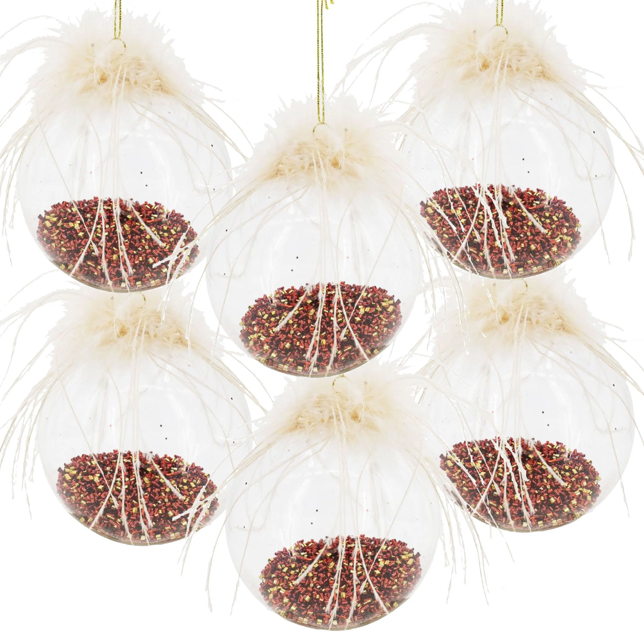 Christmas Ball Ornaments Decorative Hanging Ball Christmas Tree Ornaments For Holiday - Image 4
