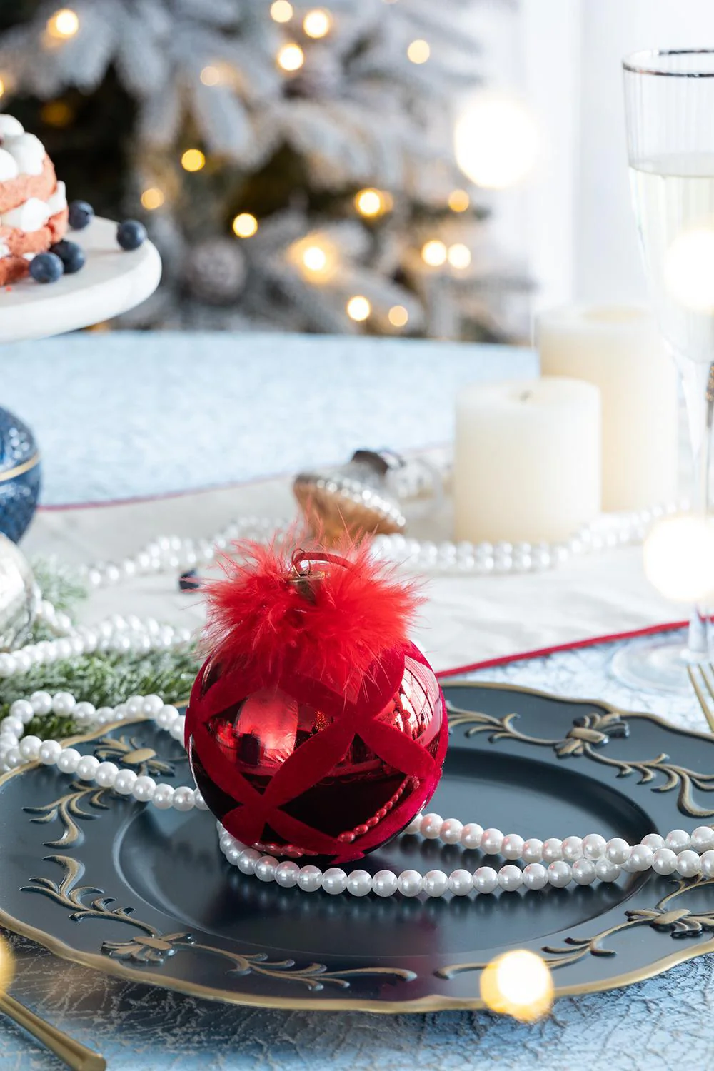 Christmas Ball Ornaments, Decorative Hanging Ball Tree Ornaments For Holiday Party Decorations - Image 11