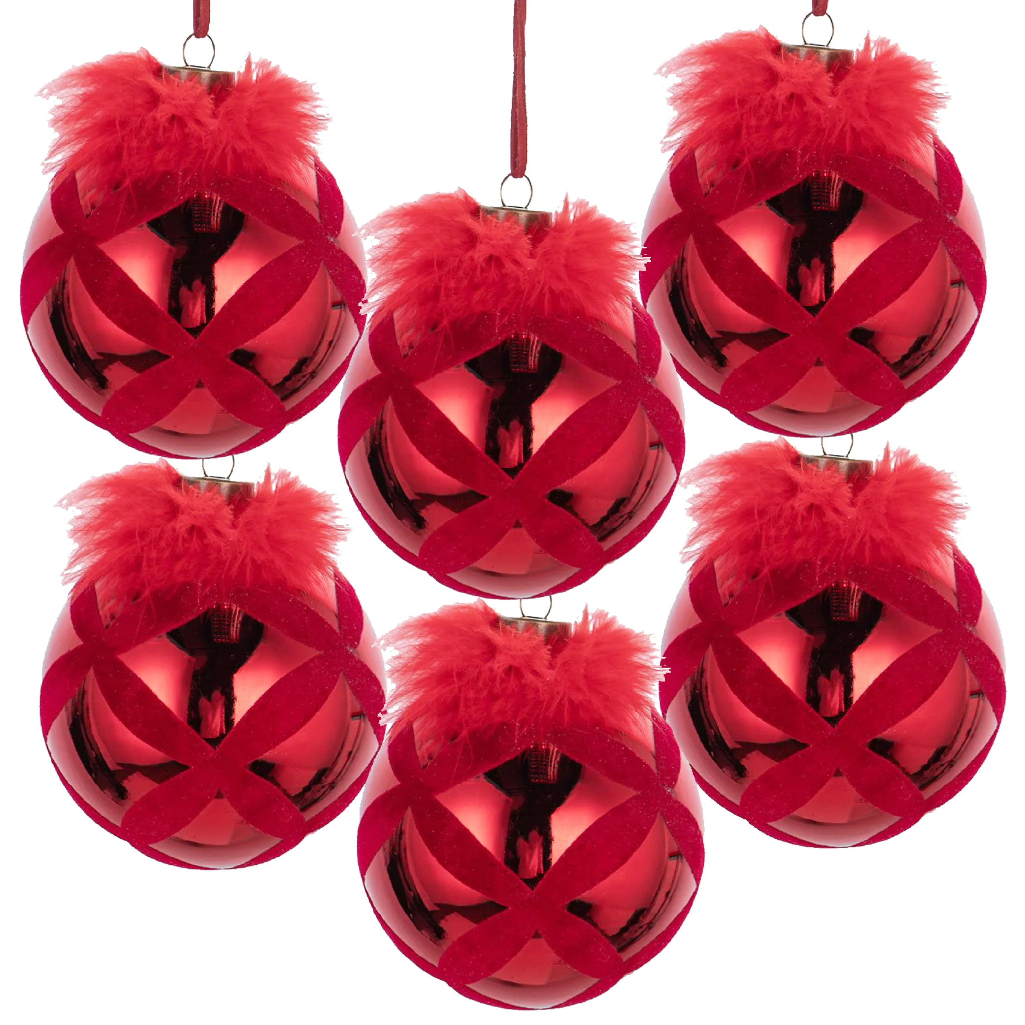 Christmas Ball Ornaments, Decorative Hanging Ball Tree Ornaments For Holiday Party Decorations - Image 13