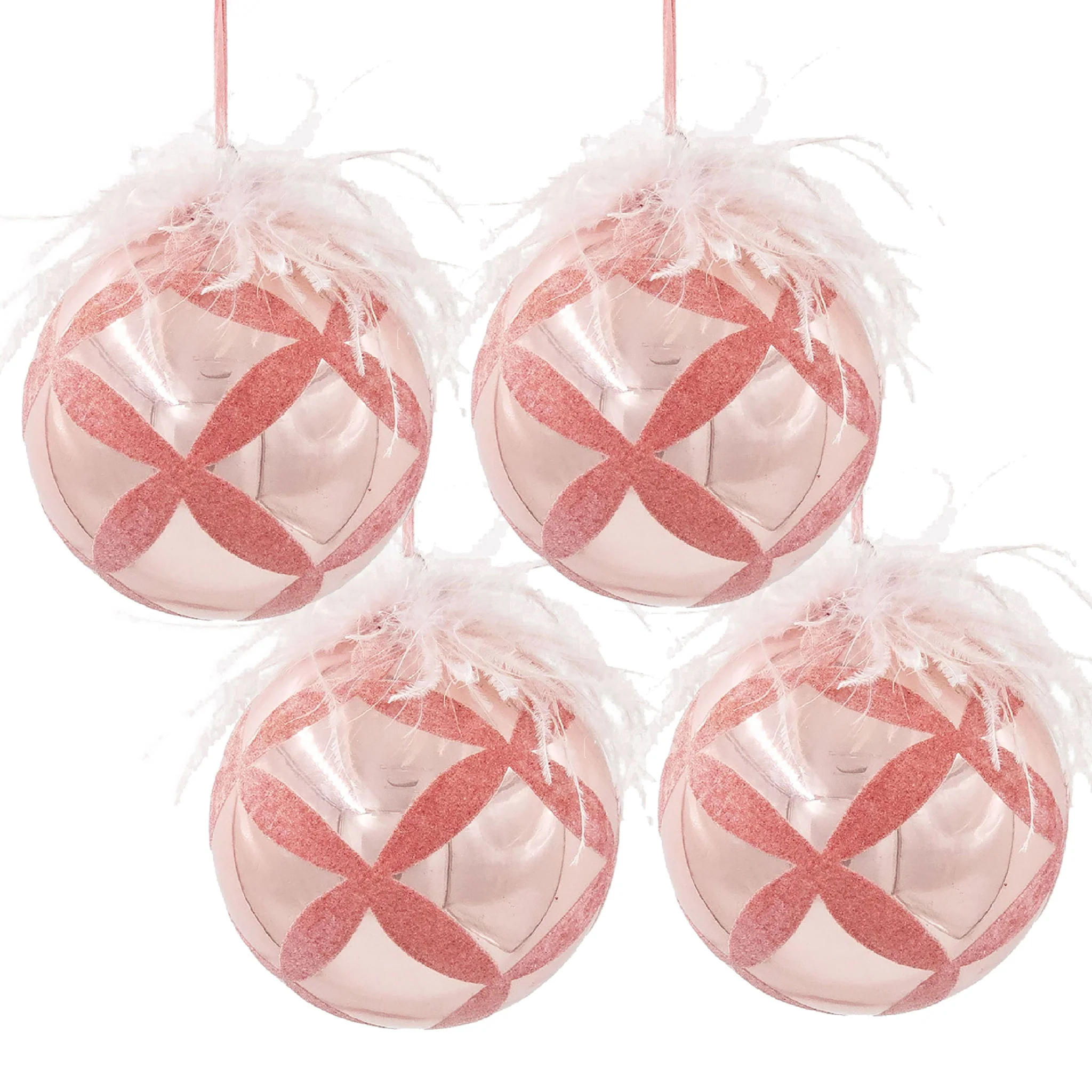 Christmas Ball Ornaments, Decorative Hanging Ball Tree Ornaments For Holiday Party Decorations - Image 9