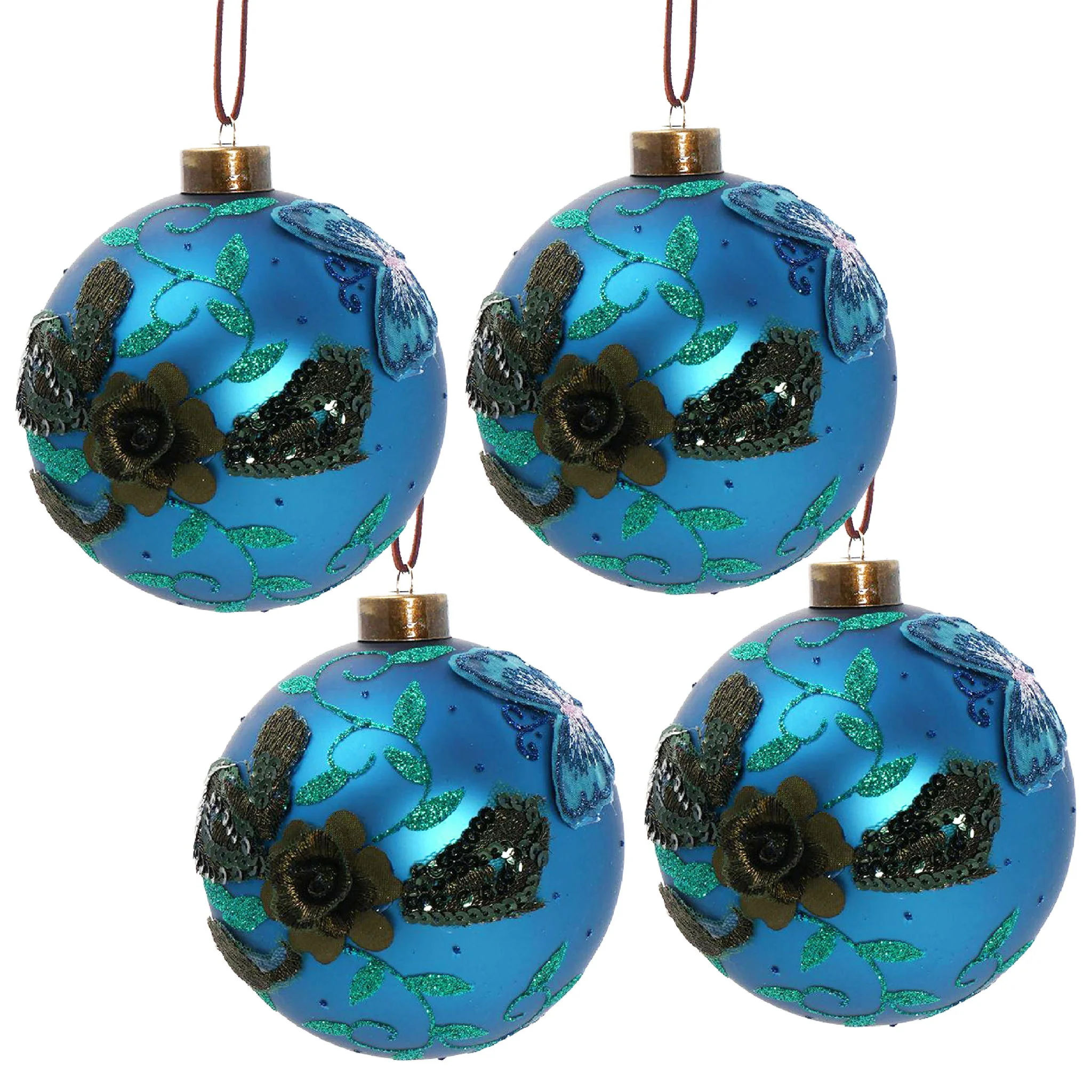 Christmas Ball Ornaments Glass Decorative Hanging Ball Christmas Tree - Image 7