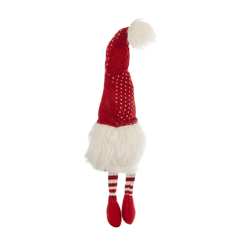 Christmas Gnomes Decorations, Christmas Table Home Ornaments For Holiday Party Gifts (Set of 2) - White / Red - Image 4
