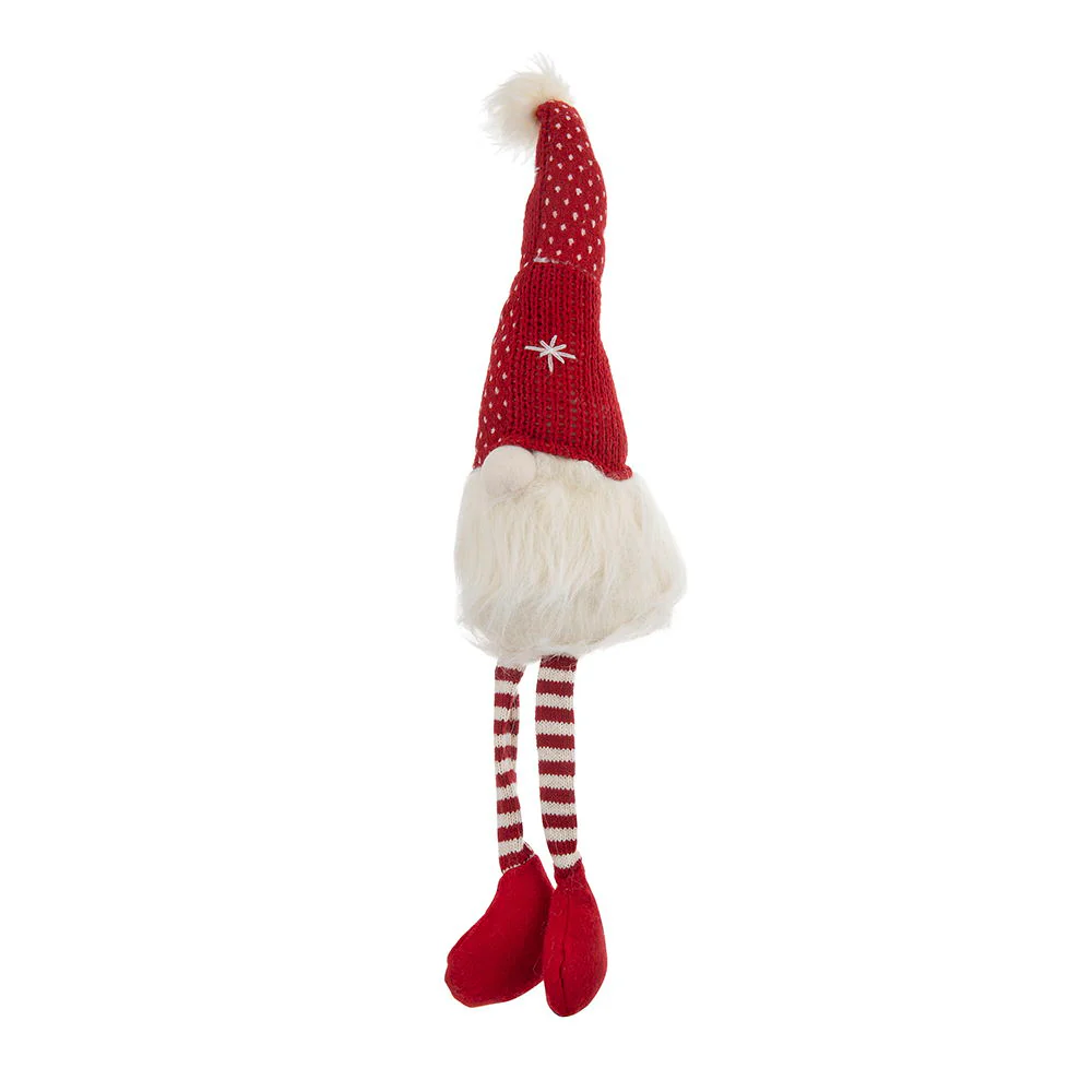 Christmas Gnomes Decorations, Christmas Table Home Ornaments For Holiday Party Gifts (Set of 2) - White / Red - Image 9