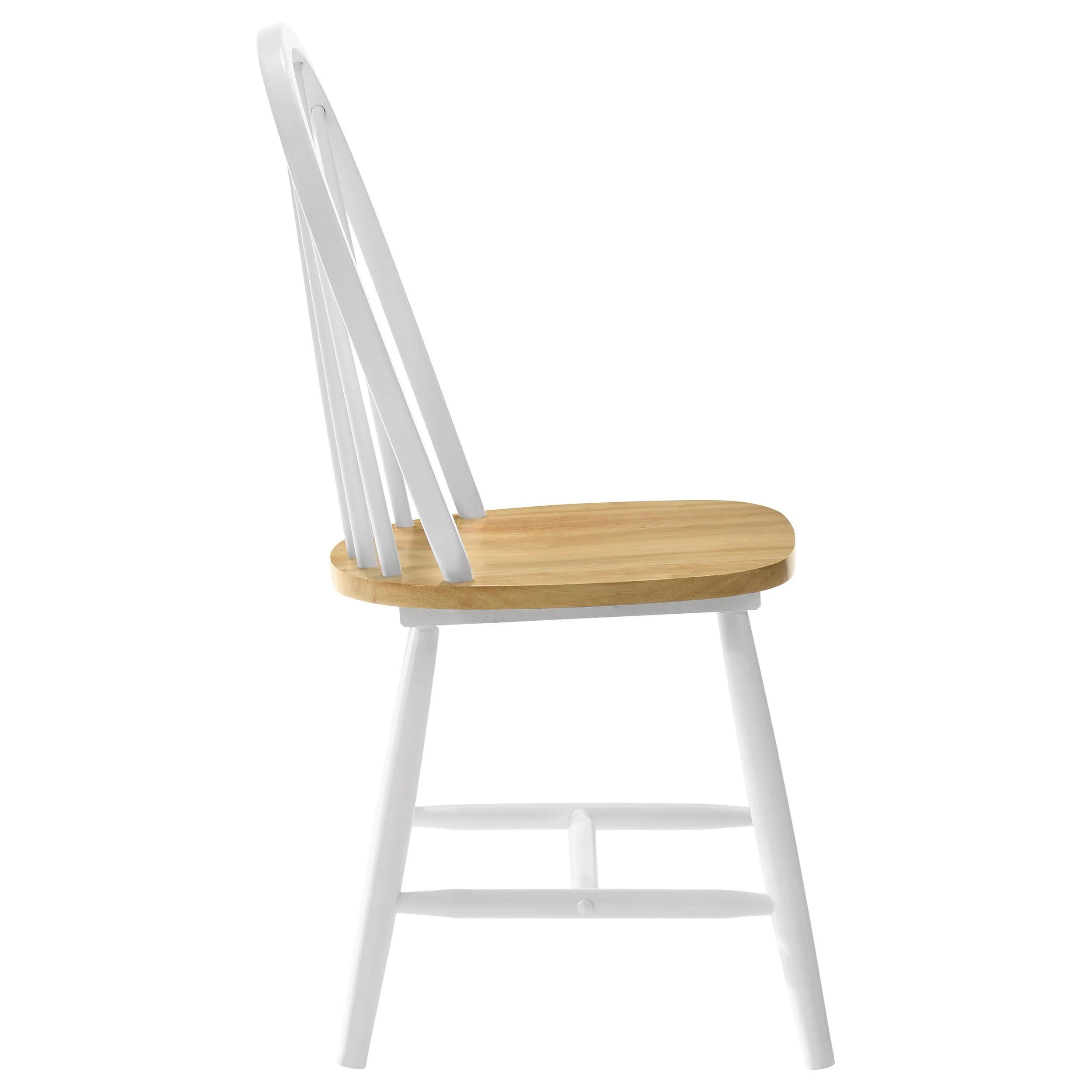 Cinder Wood Dining Side Chair White, Set of 4 - Image 6