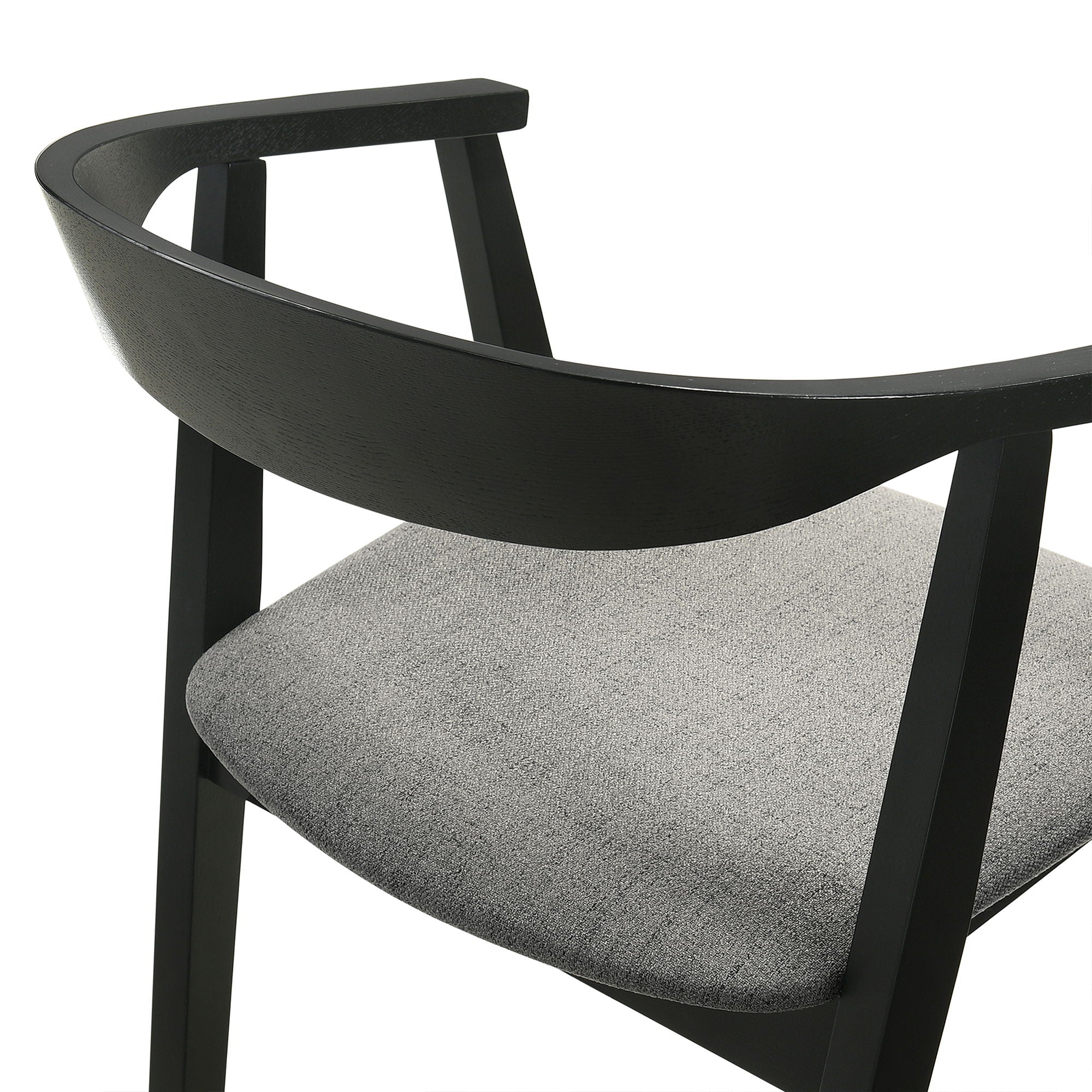 Cirque Santana - 5 Piece Dining Table Set - Charcoal / Black - Image 2