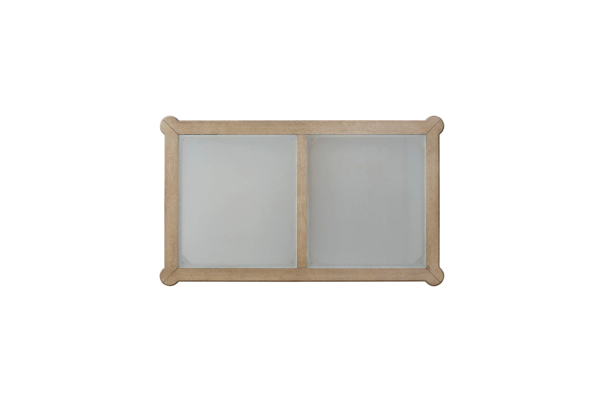 Citrus Heights - Frosted Glass Top Cocktail Table With Casters - Sand - Image 2