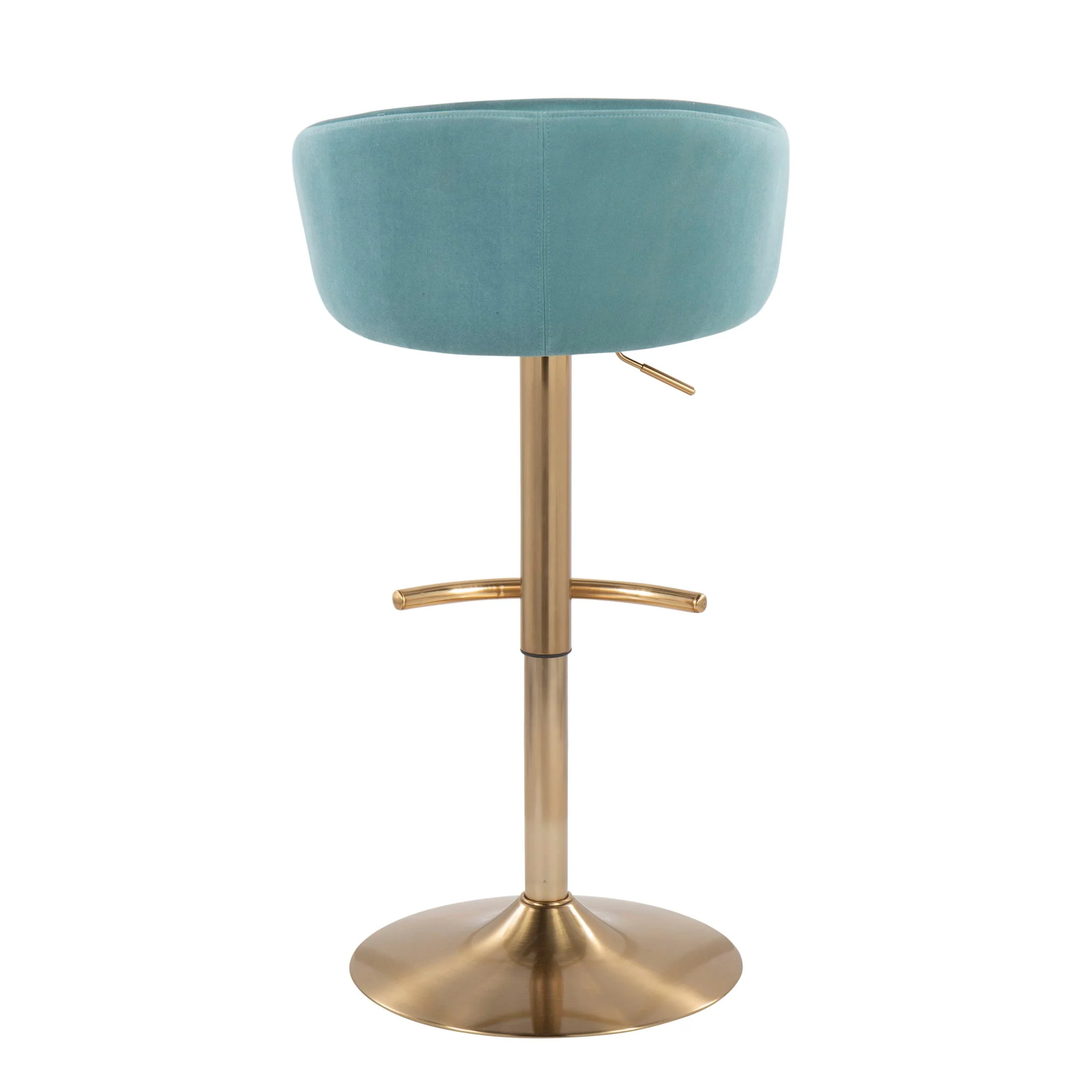 Claire - Contemporary / Glam Adjustable Bar Stool (Set of 2) - Image 16