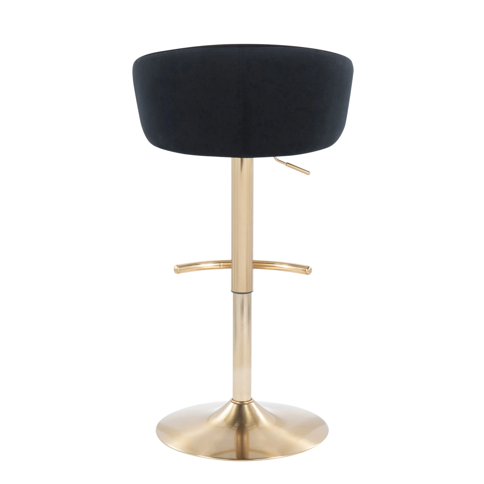 Claire - Contemporary / Glam Adjustable Bar Stool (Set of 2) - Image 9