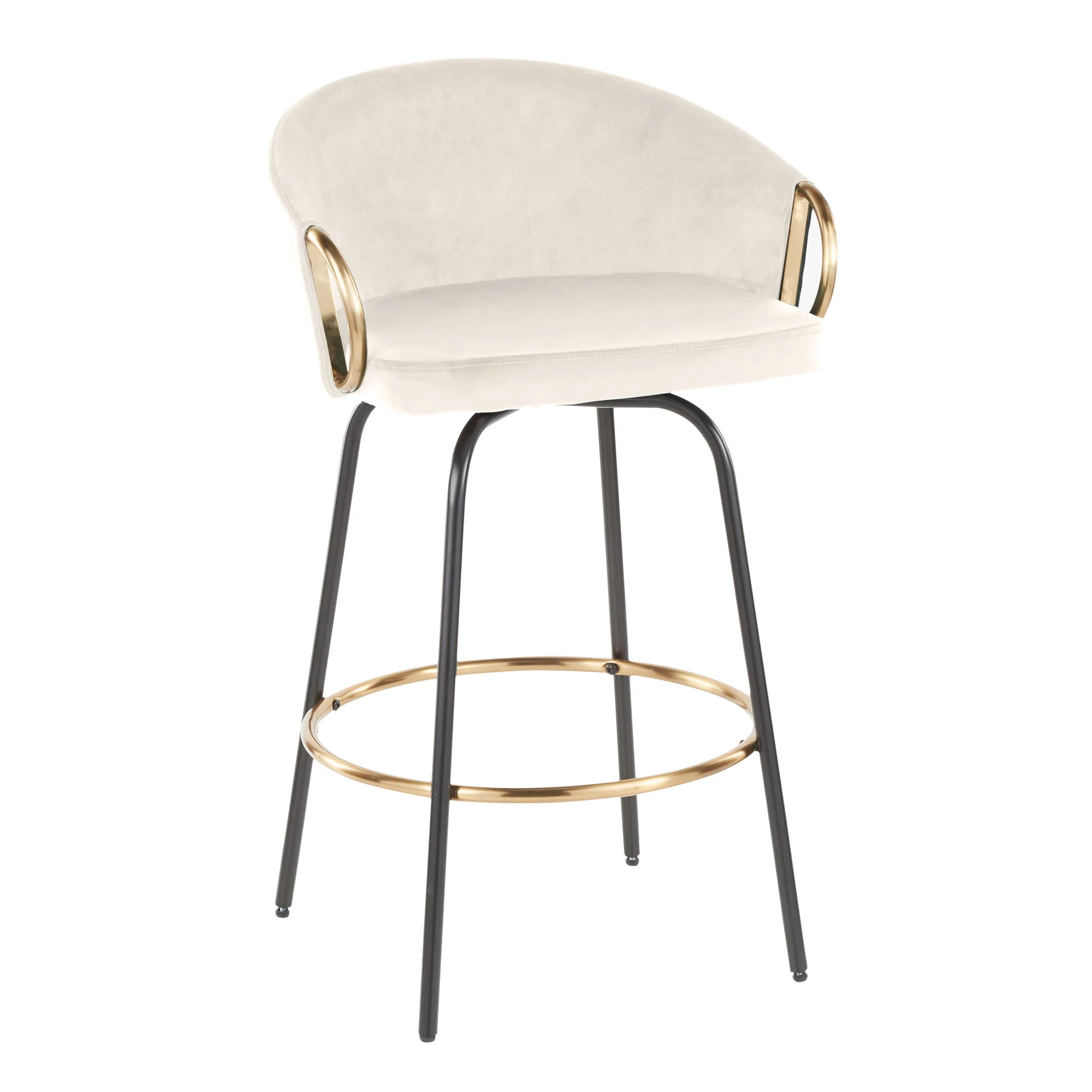 Claire - Contemporary / Glam Counter Stool (Set of 2) - Image 19
