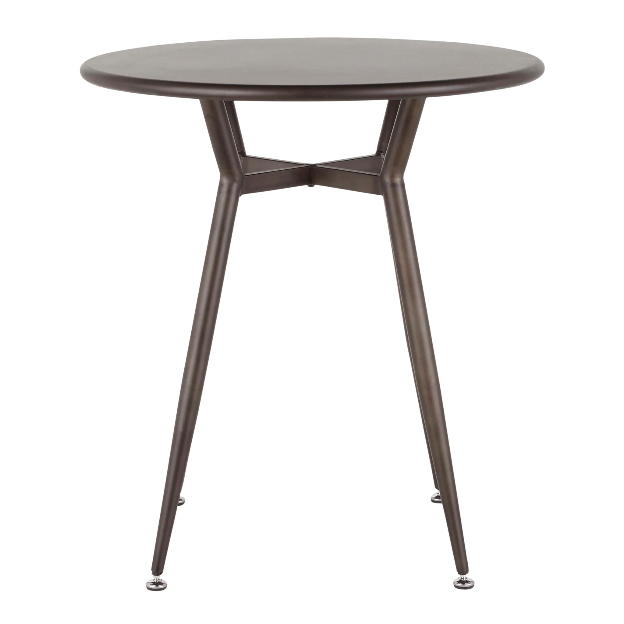 Clara - Industrial Round Dinette Table - Antique - Image 2