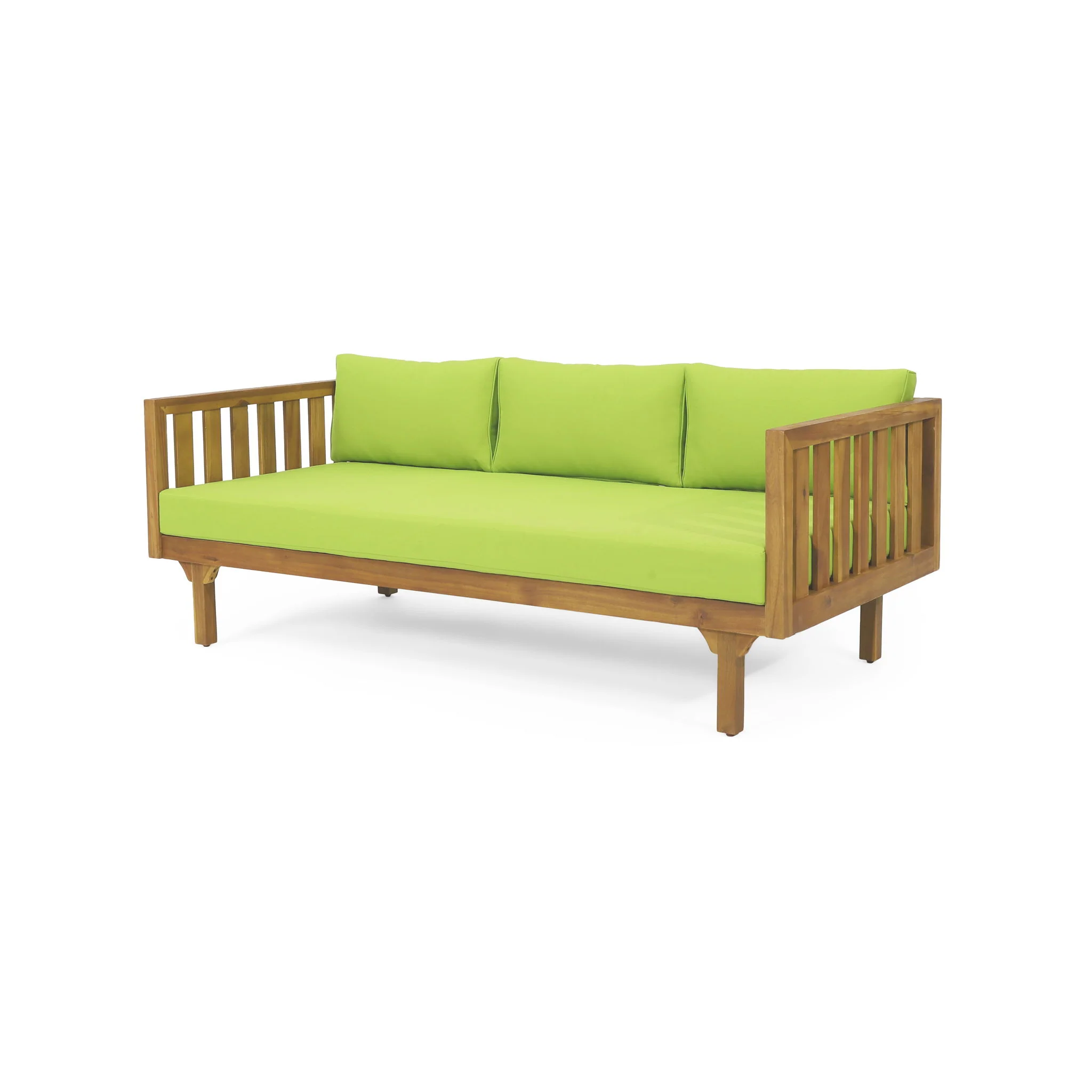 Claremont - 3 Seater Daybed Teak Acacia Wood Water Resistant Cushions - Image 31