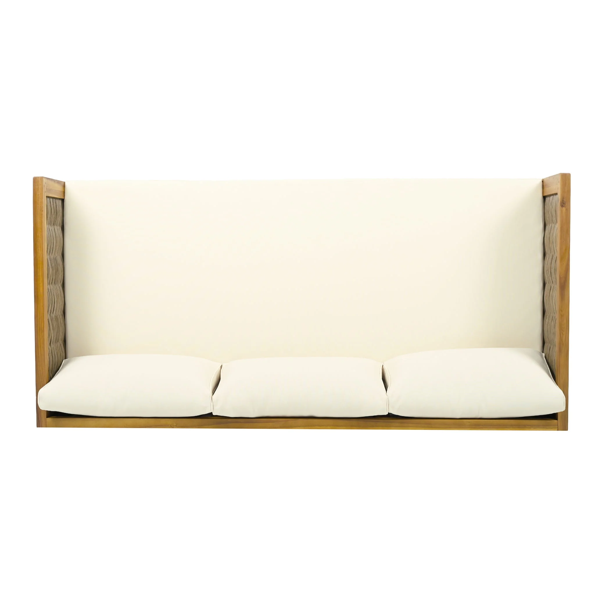 Claremont - 3 Seater Daybed Teak Acacia Wood Water Resistant Cushions - Image 33