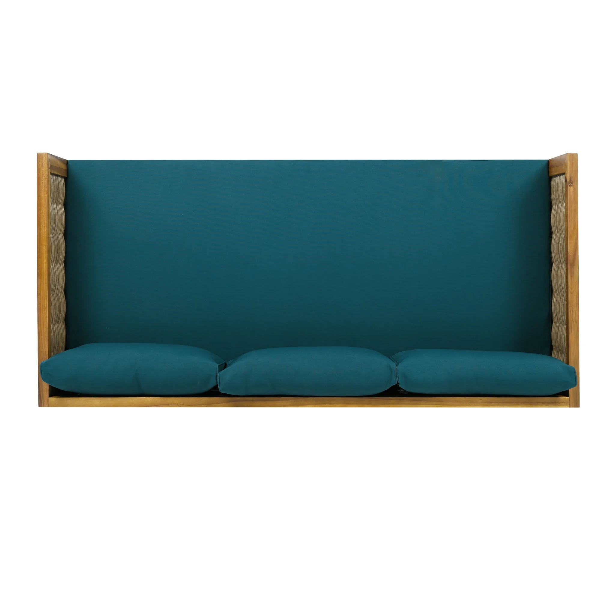 Claremont - 3 Seater Daybed Teak Acacia Wood Water Resistant Cushions - Image 35
