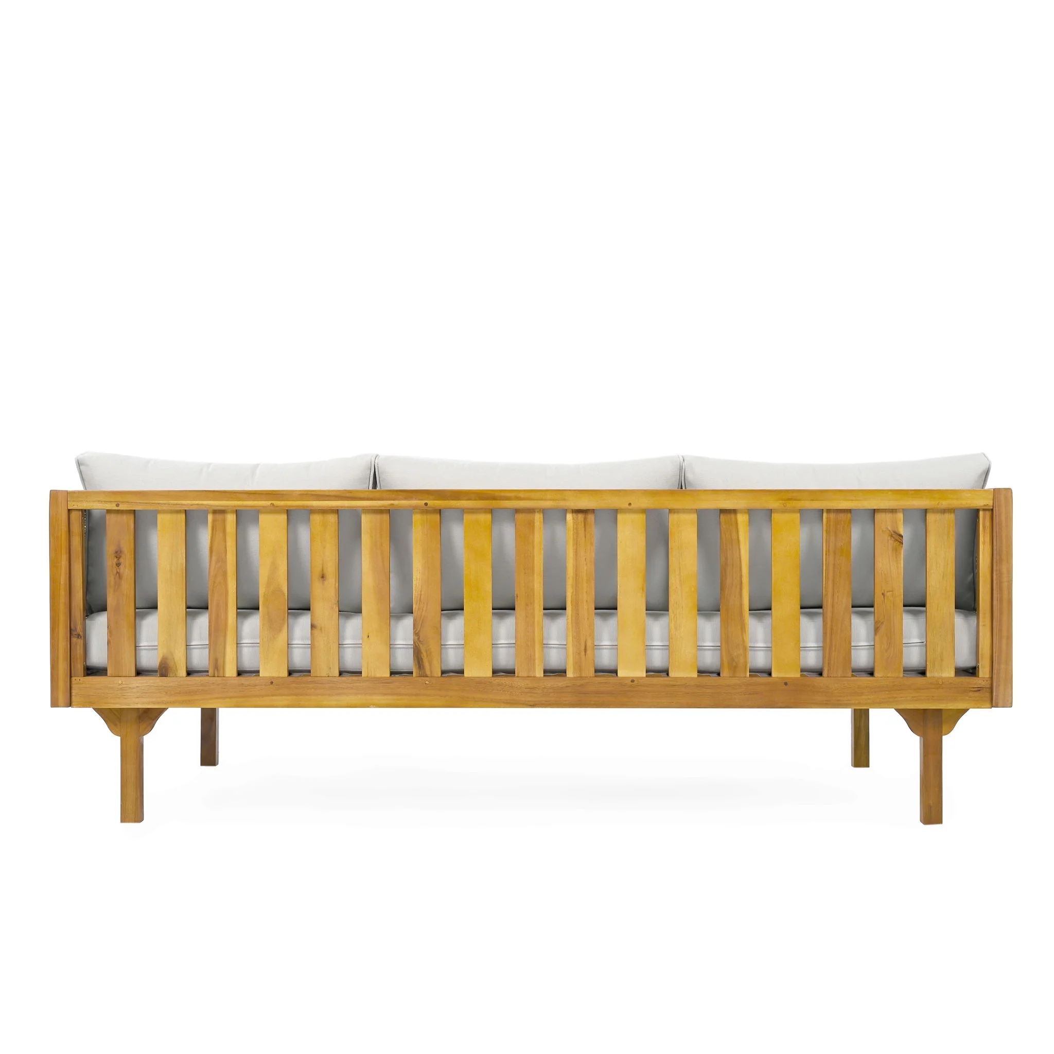 Claremont - 3 Seater Daybed Teak Acacia Wood Water Resistant Cushions - Image 36
