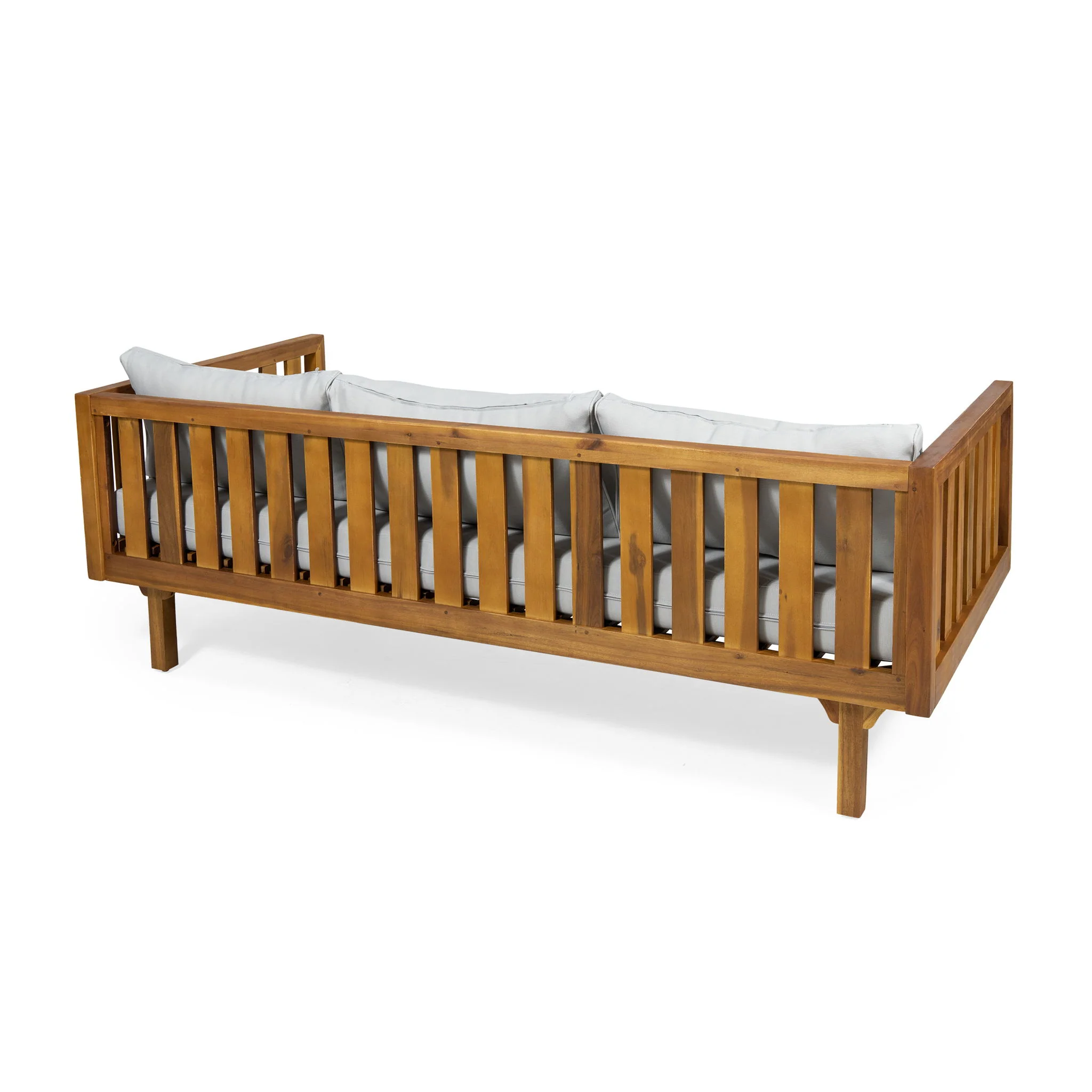 Claremont - 3 Seater Daybed Teak Acacia Wood Water Resistant Cushions - Image 43