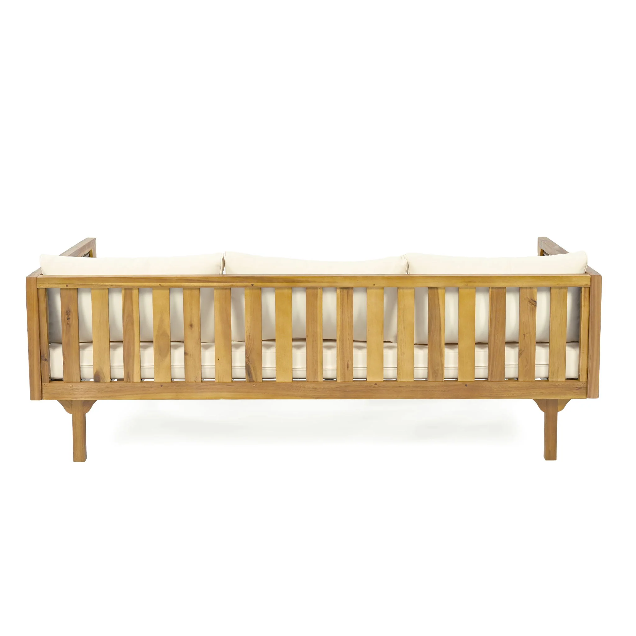 Claremont - 3 Seater Daybed Teak Acacia Wood Water Resistant Cushions - Image 53