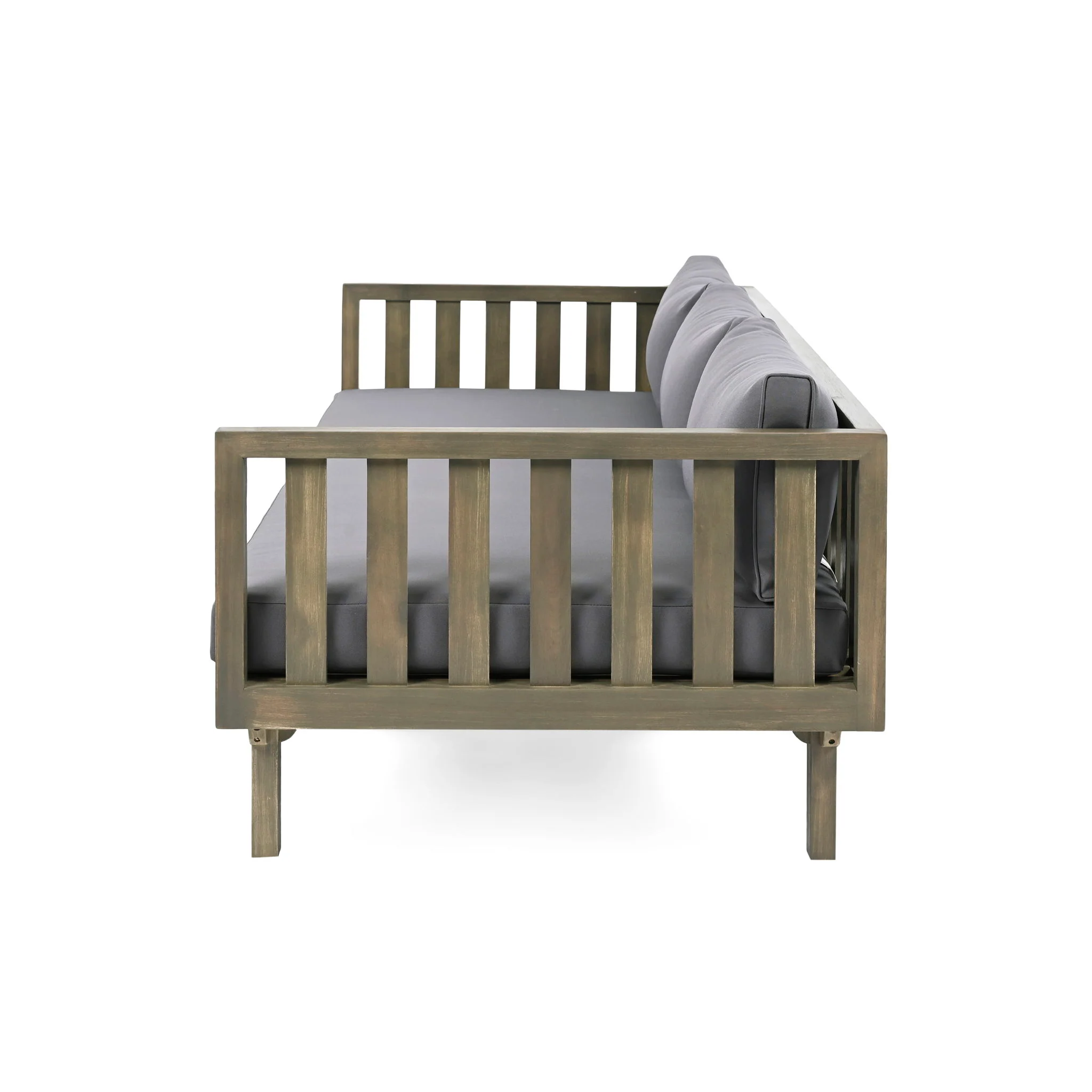 Claremont - 3 Seater Daybed Teak Acacia Wood Water Resistant Cushions - Image 56