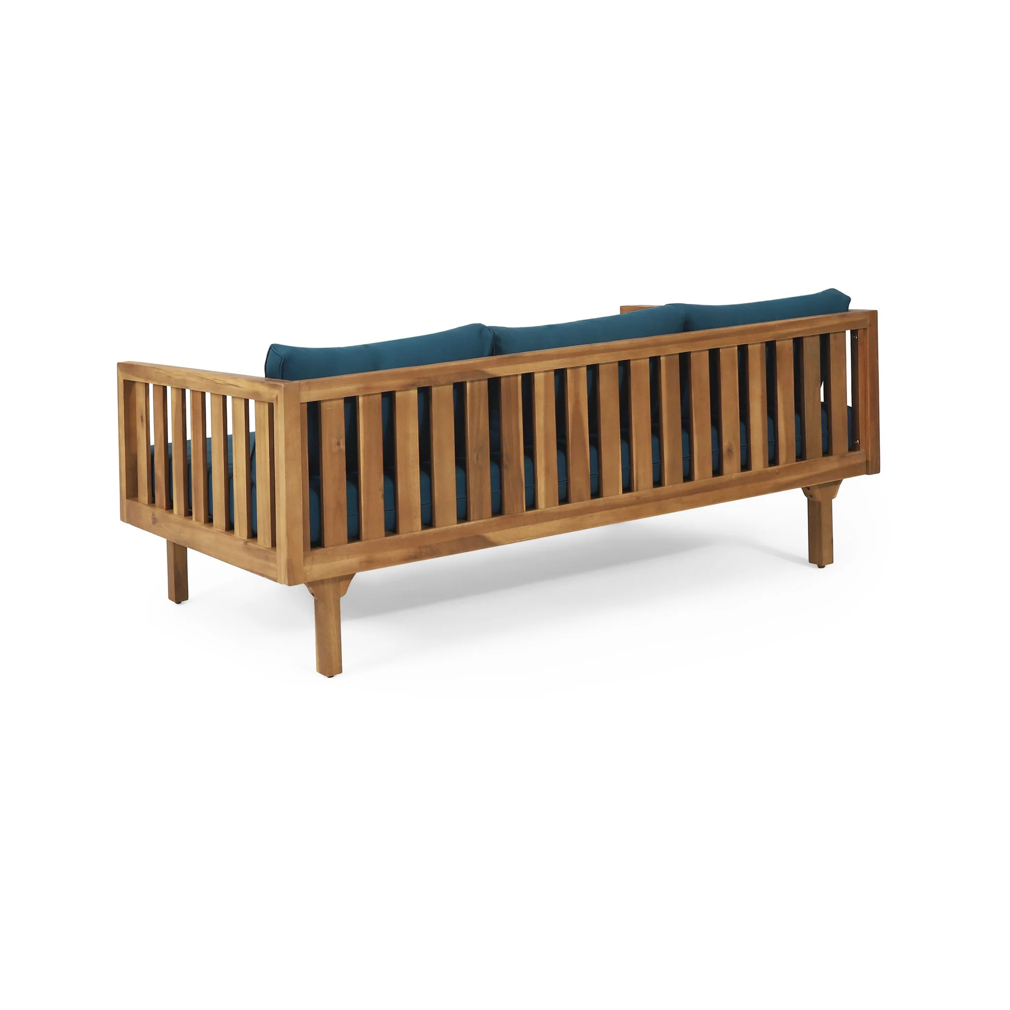 Claremont - 3 Seater Daybed Teak Acacia Wood Water Resistant Cushions - Image 62