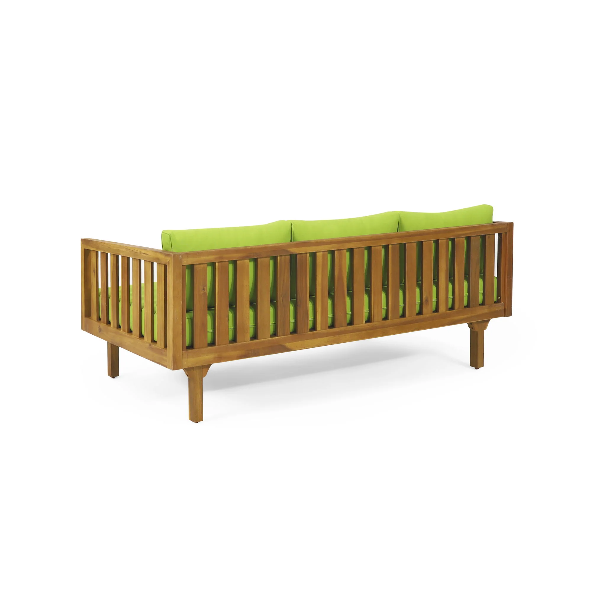 Claremont - 3 Seater Daybed Teak Acacia Wood Water Resistant Cushions - Image 63