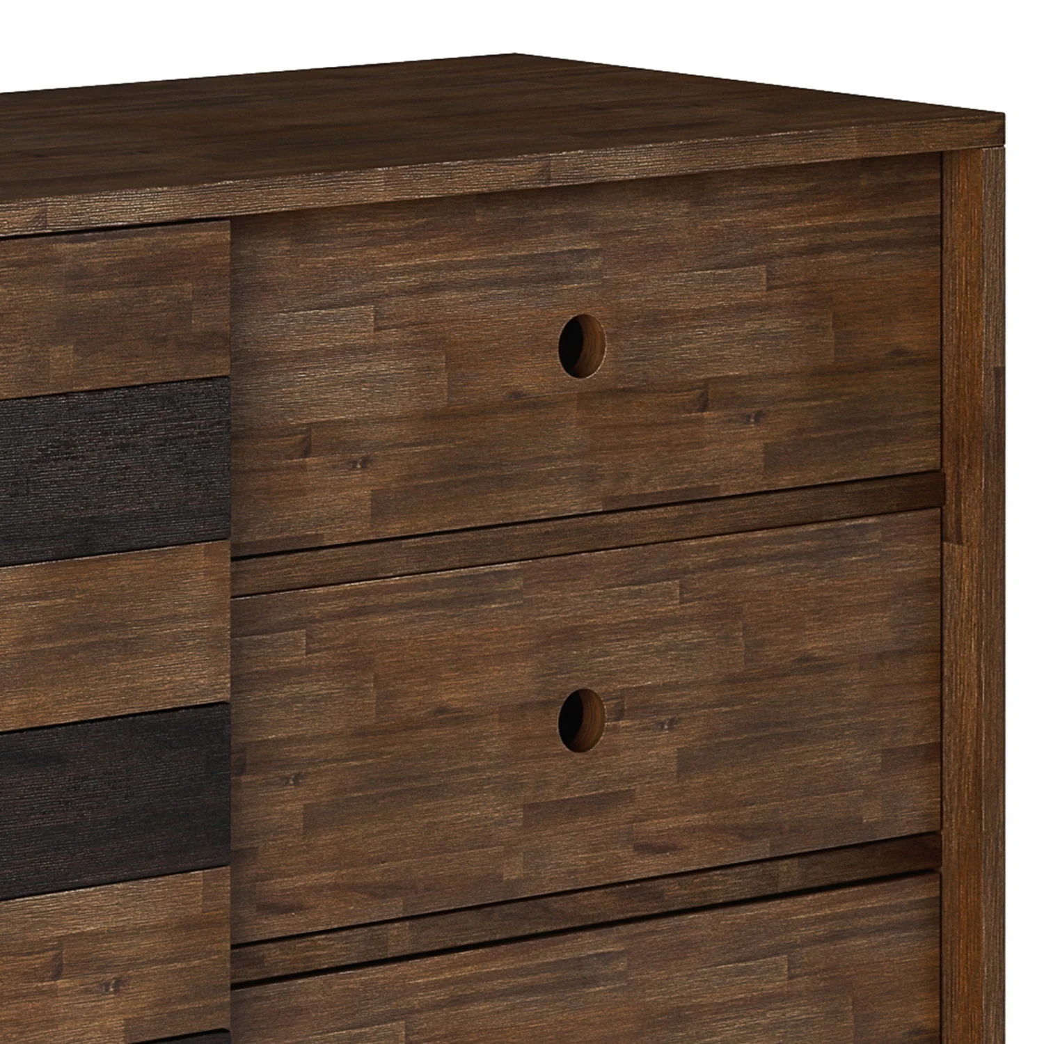 Clarkson - Medium Storage - Rustic Natural Aged Brown - Image 7