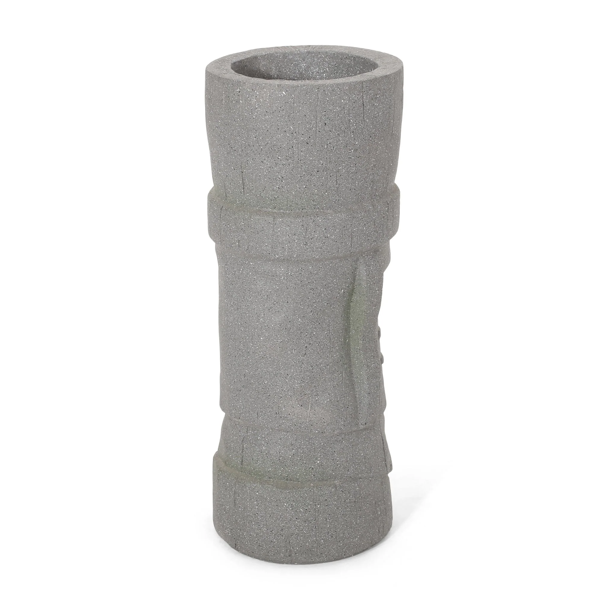 Classic Flower Planter With Magnesium Oxide Material - Stone Gray - Image 6