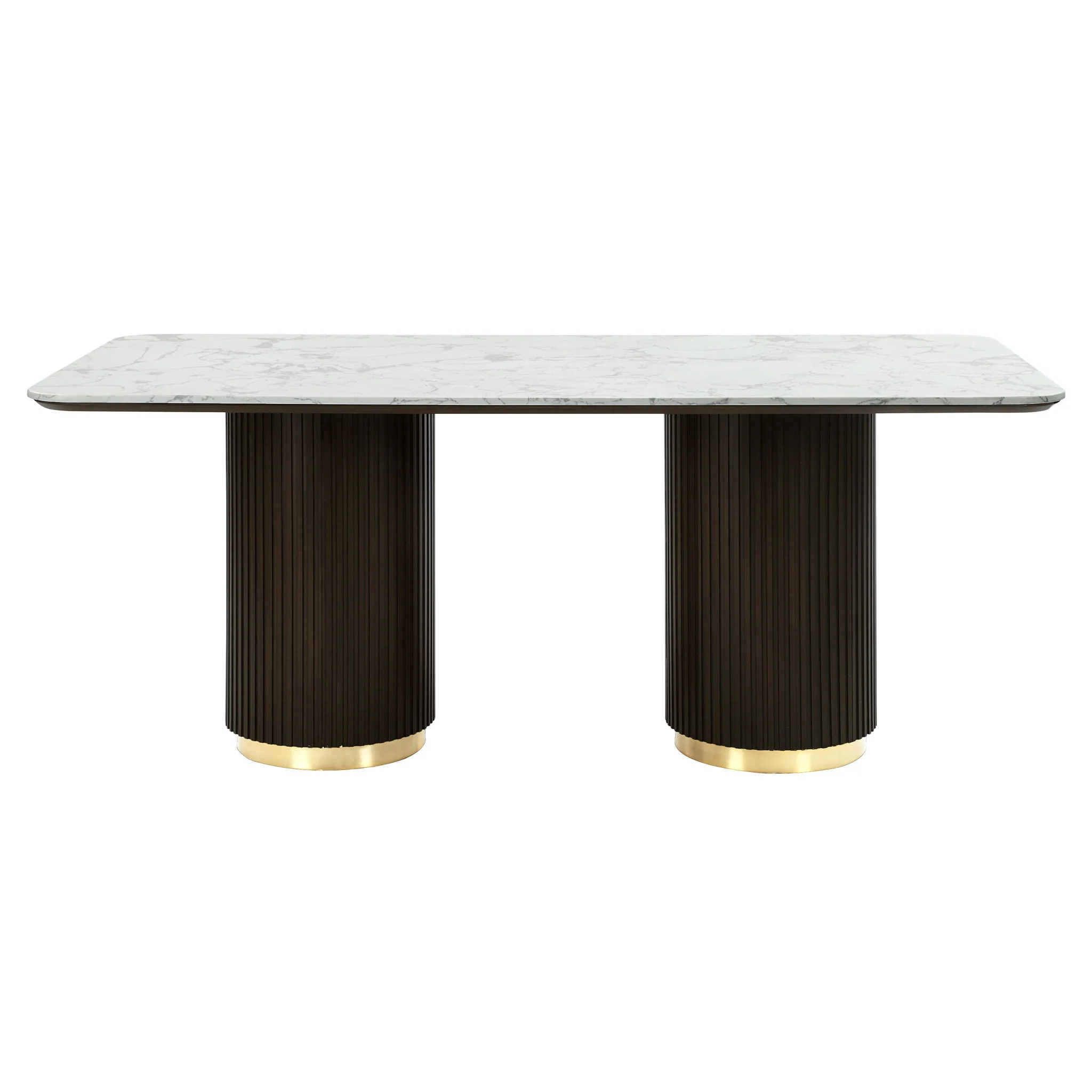 Clayten - Engineered Marble Top Dining Table - Marble - Image 5