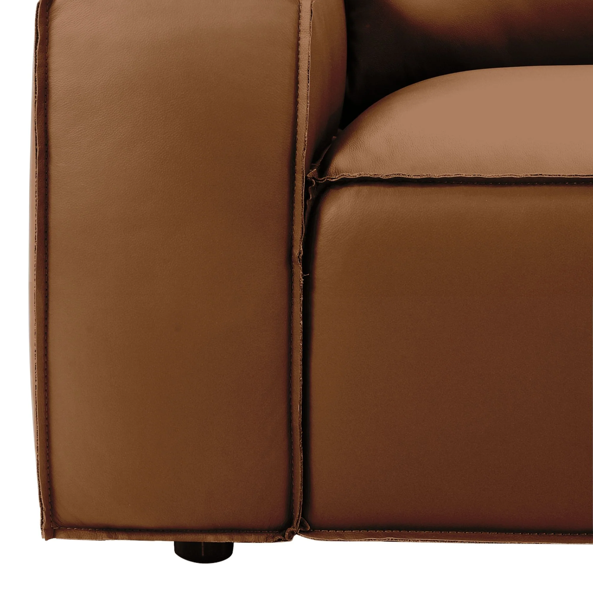 Clayton - Leather Sofa With Track Arms - Image 10