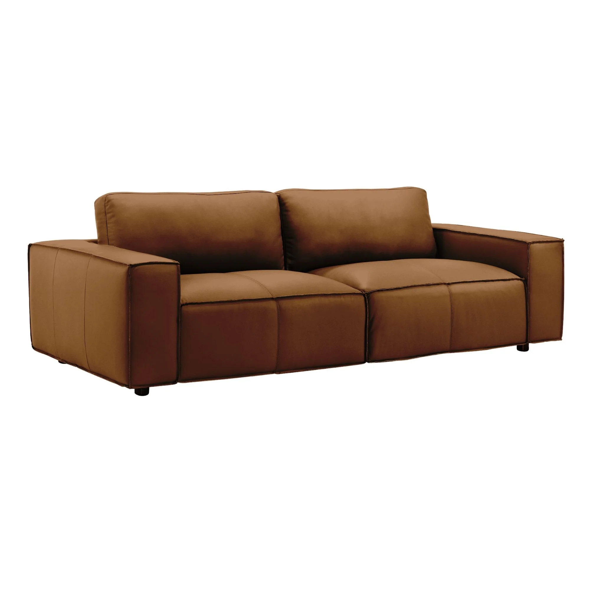 Clayton - Leather Sofa With Track Arms - Image 13