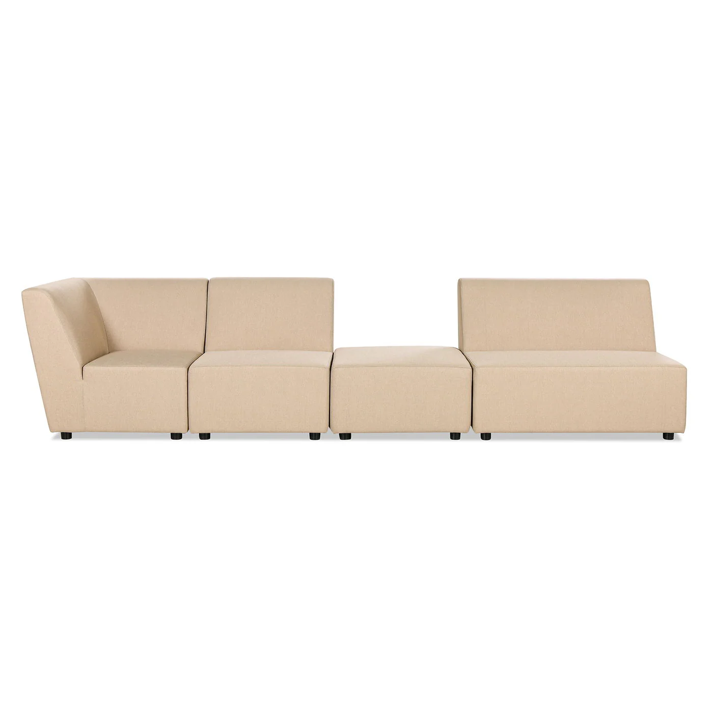 Cleo - Modular Upholstered Deep Seating Patio Armless Loveseat - Image 3