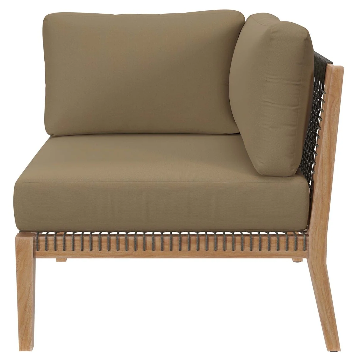 Coastal Rope and Teak Outdoor Sofa — Weather-Resistant Patio Seating for Outdoor Living - Image 29