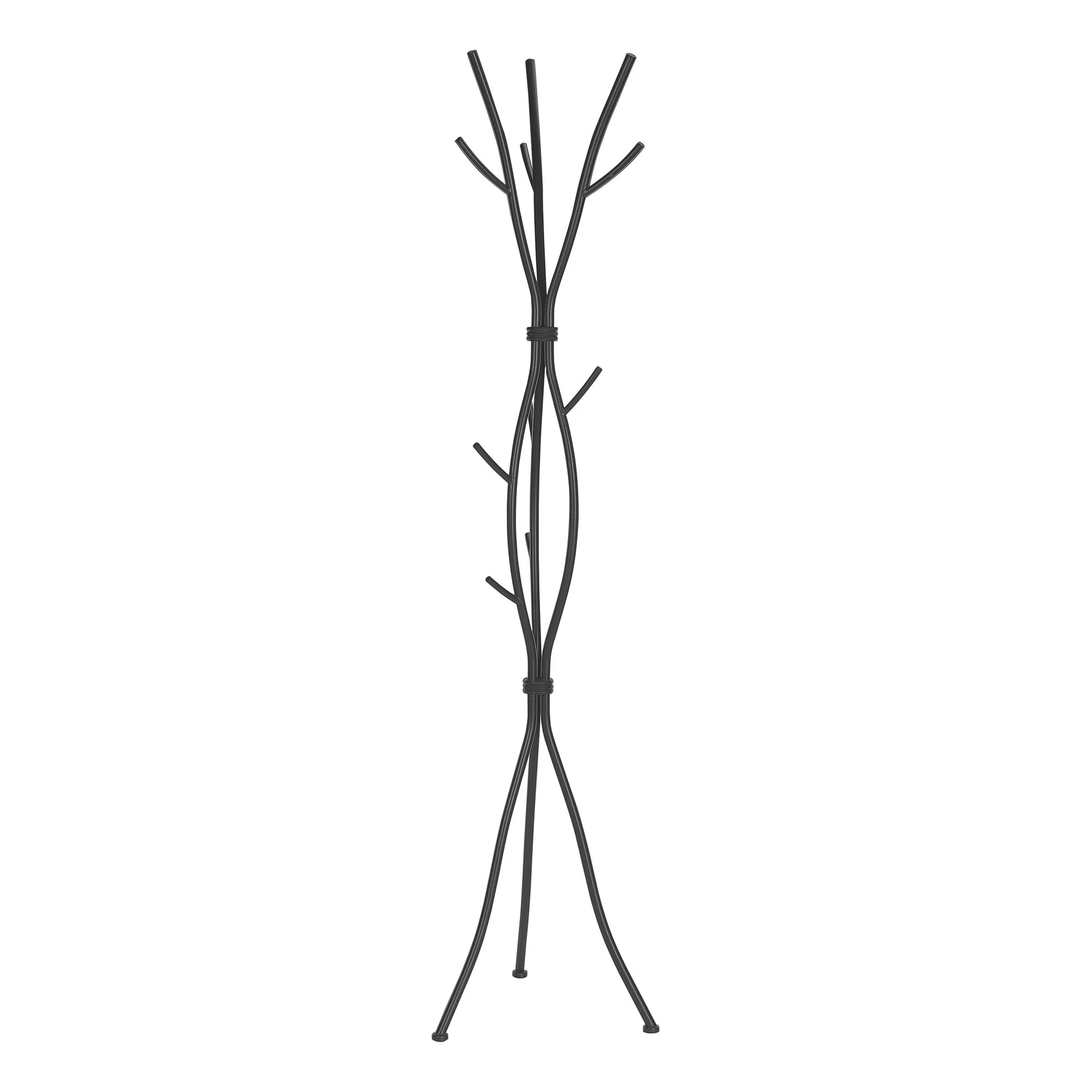 Coat Rack, Hall Tree, Free Standing, 11 Hooks, Entryway, Contemporary & Modern - Image 12