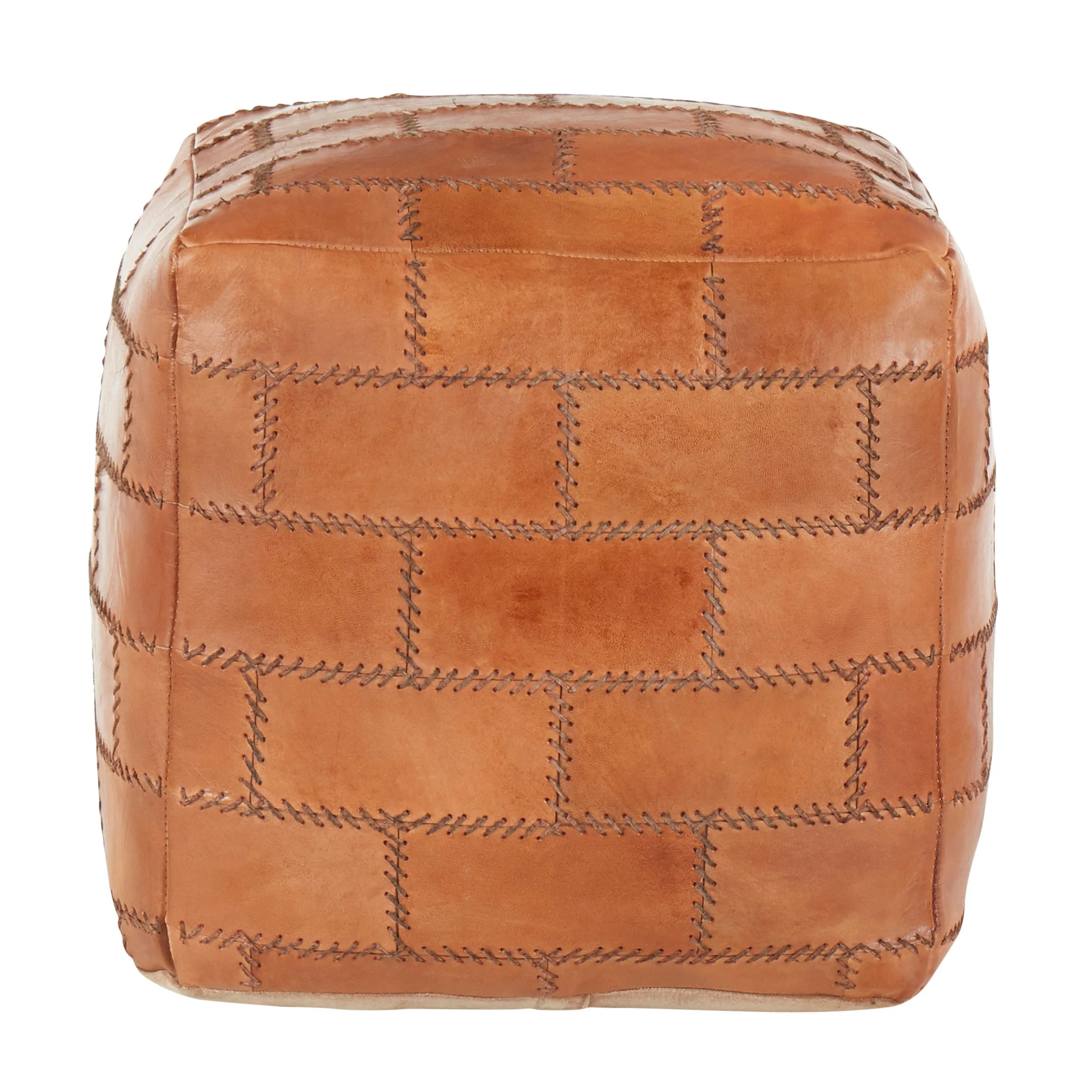 Cobbler - Industrial Pouf - Brown - Image 4