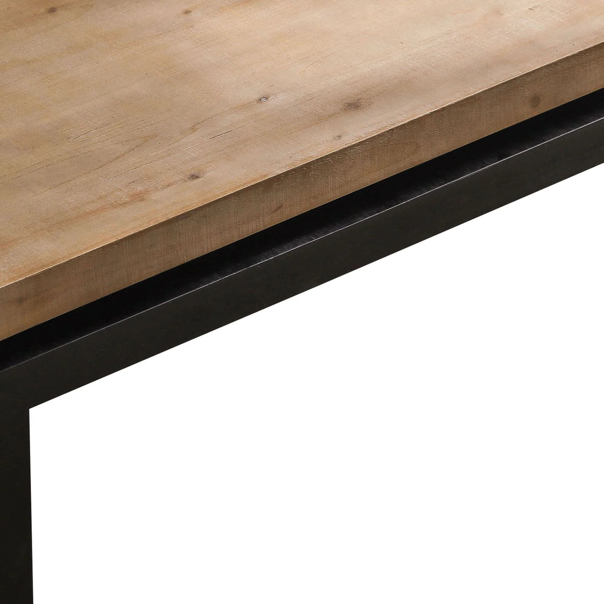 Coffee Table Rectangular Center Table For Living Room - Black / Natural / Multi / Natural Multi / Natural Wood / Natural Wood Wash - Image 7