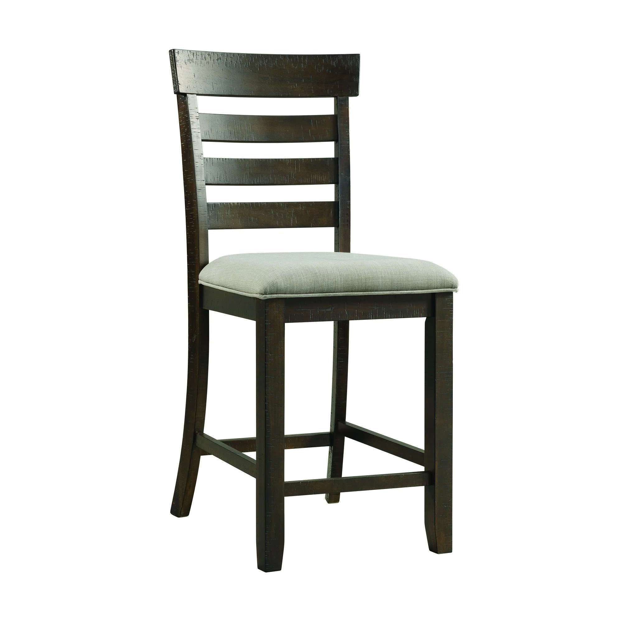 Colorado - Counter Side Chair With Cushion Seat (Set of 2) - Charcoal - Image 3