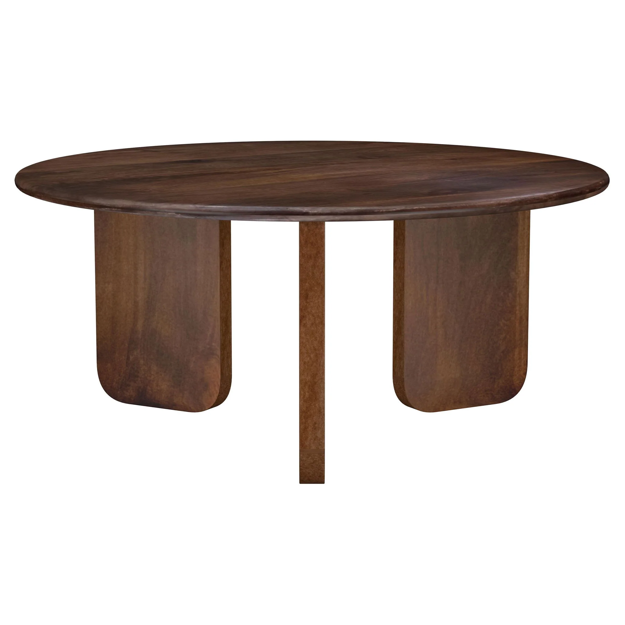 Columbo - 3 Piece Coffee And End Table Set With Round Tops - Brown - Image 9