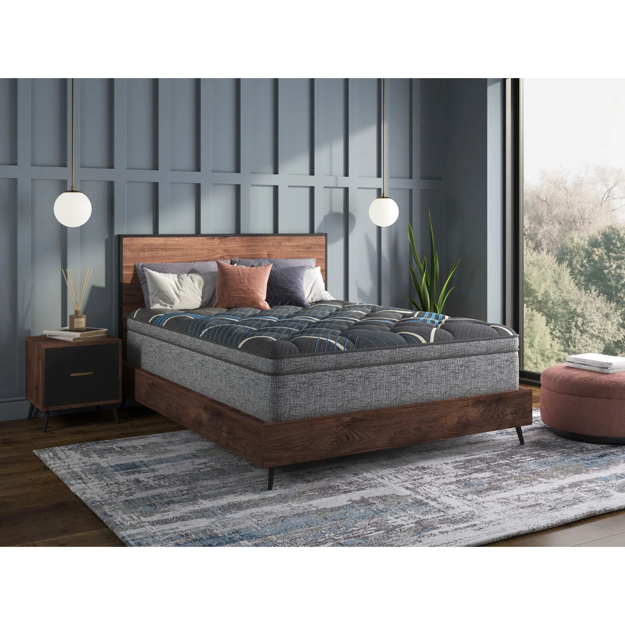 Comfort Care - 15" Euro Top Hybrid Mattress, Plush Comfort - Image 7