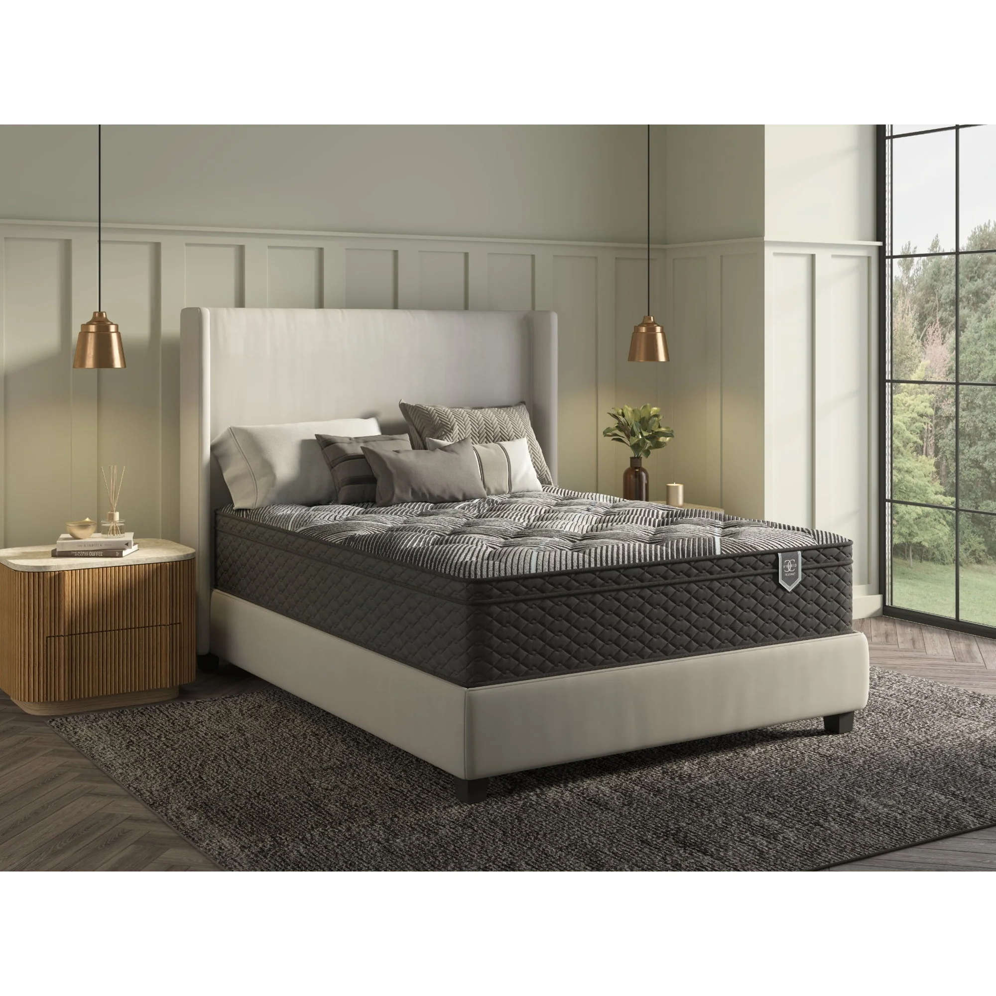 Comfort Care - Hybrid Restful Nights Plush Mattress With 12 Piece Comfort Bedding Pack - Image 6